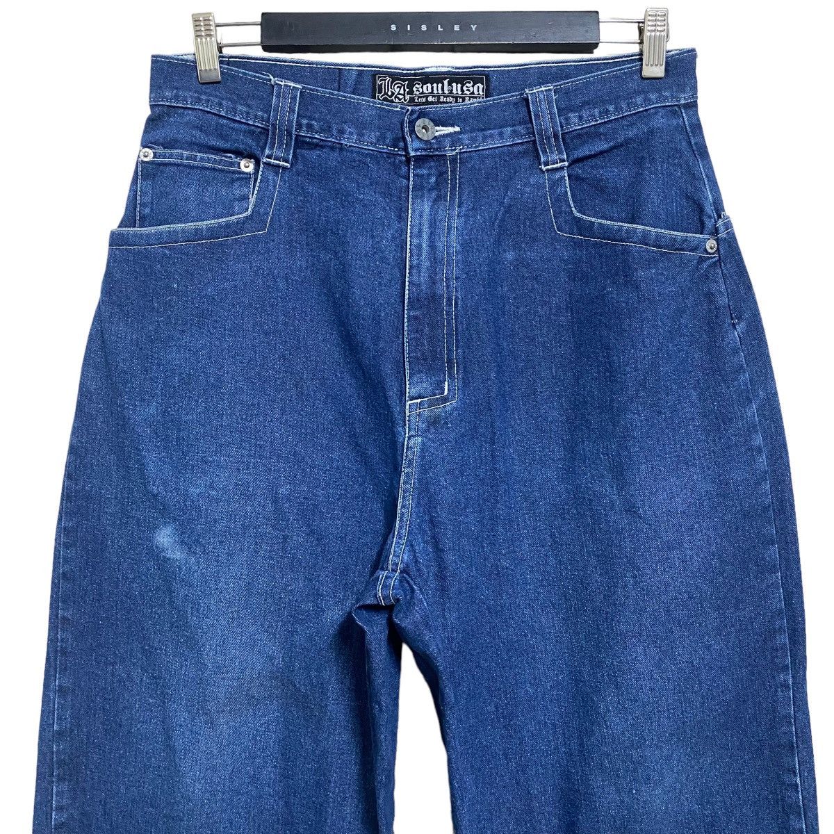 Vintage Vintage LA SOUL Denim Baggy Pants Size US 31 - 3 Thumbnail