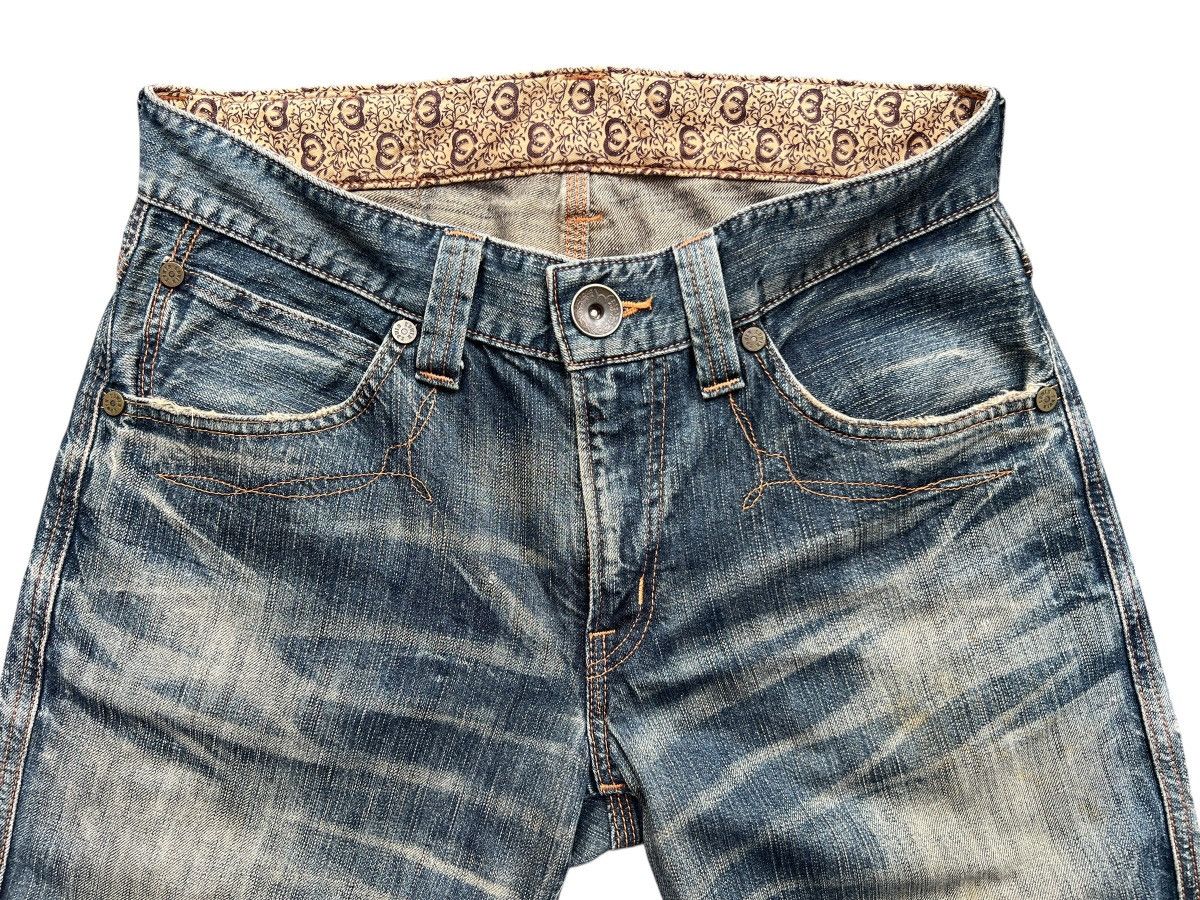 Edwin Vintage Edwin Function Distressed Mudwash Denim Jeans 33x32 Size US 33 - 6 Thumbnail