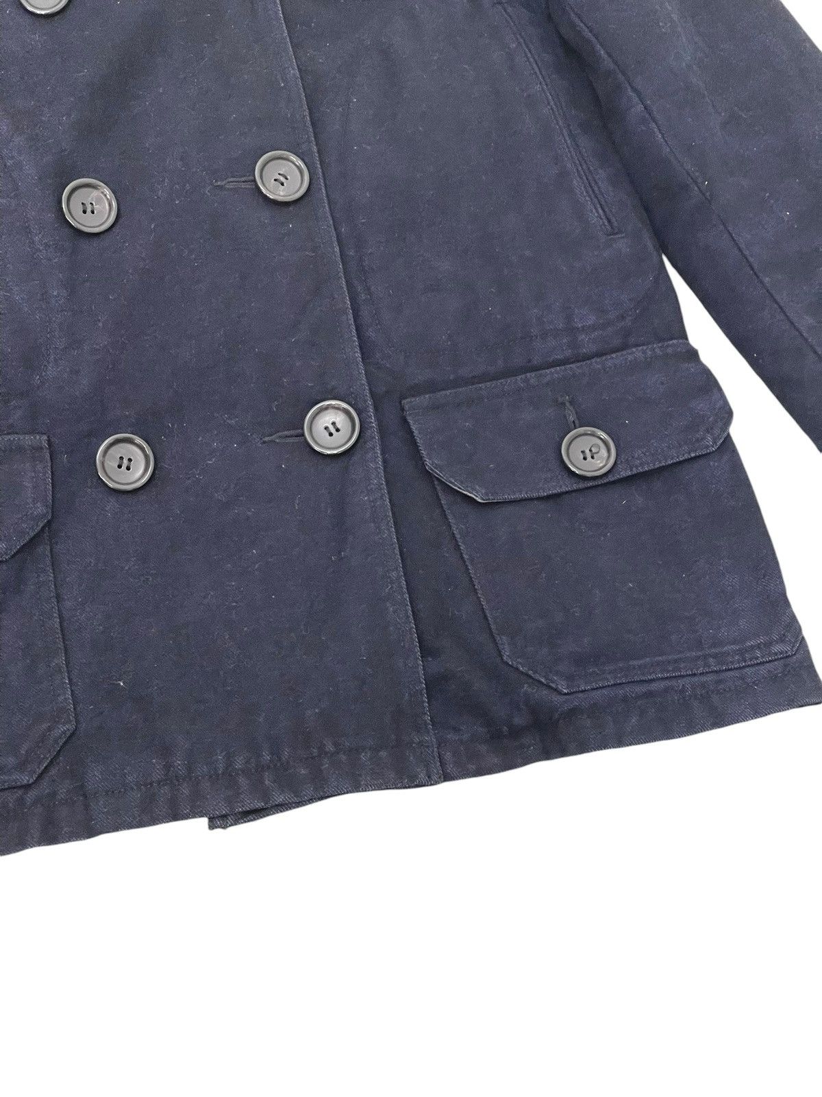 OMNIGOD Shawl Collar Navy Jacket Omnigod Japan Indigo Blue 6🟩5 Size US M / EU 48-50 / 2 - 4 Thumbnail