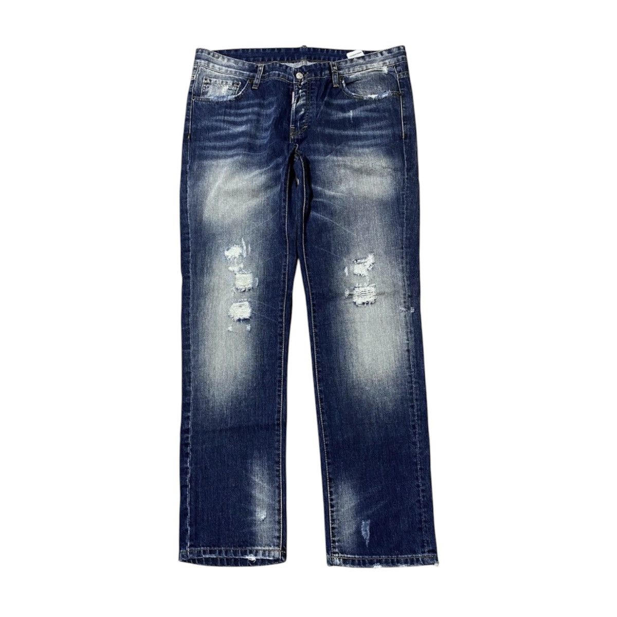 Dsquared2 Dsquared2 Cool Guy Distressed Destroyed Faded Jeans Denim Size US 40 / EU 56 - 1 Thumbnail