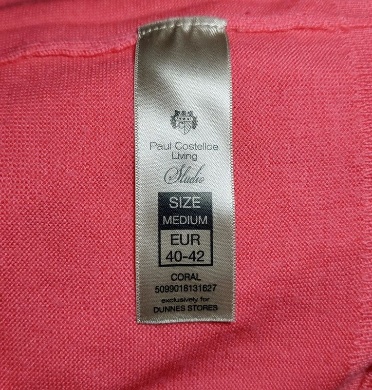 Other 100% wool sweater jumper u-neck pink vintage comfortable Size M / US 6-8 / IT 42-44 - 6 Thumbnail