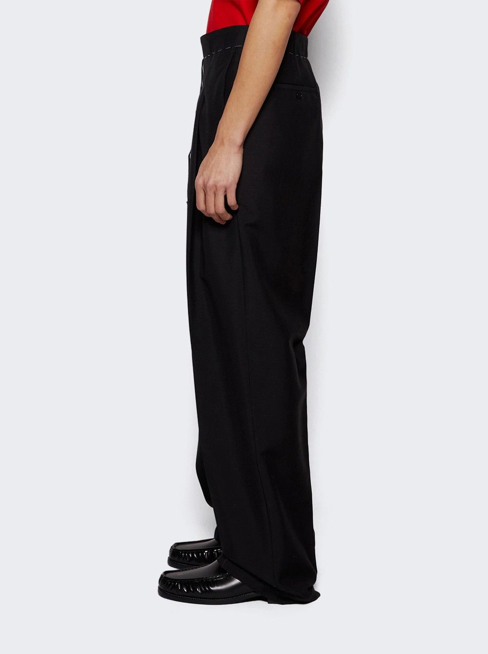 Maison Margiela o1mle0326 Pants in Black Size US 32 / EU 48 - 4 Thumbnail