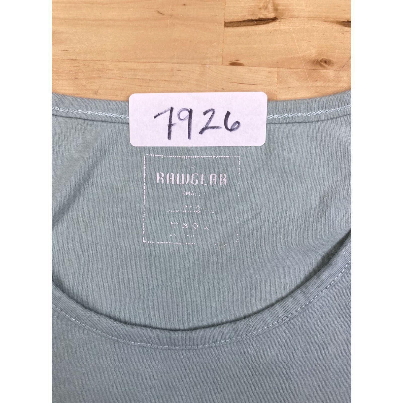 Vintage RAWGEAR Tank Top Mens S Teal Green Casual Activewear Sleeveless Pullover Round Neck Lightweight Gym Weightlifting 7926 Size US S / EU 44-46 / 1 - 3 Thumbnail