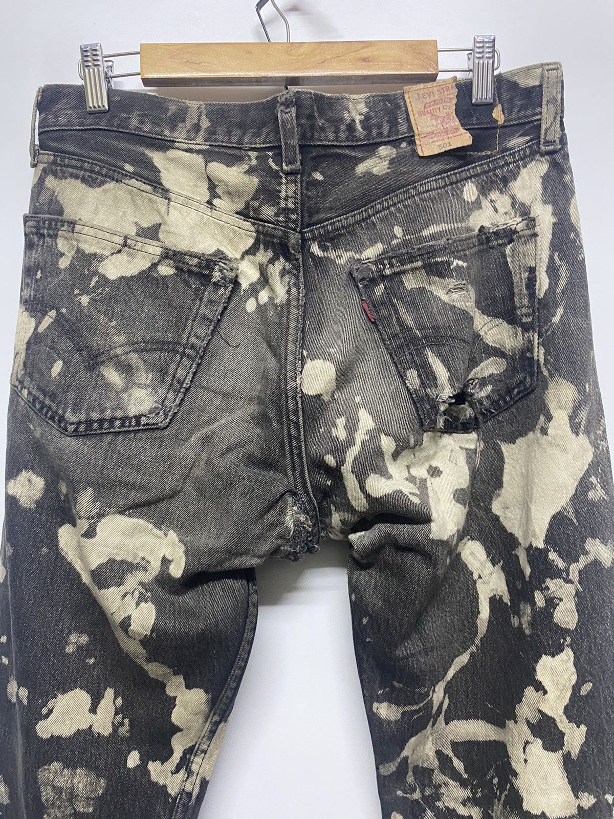 Levi's Vintage Levi’s 501 WPL 423 Distressed Denim Jeans Size US 32 / EU 48 - 5 Thumbnail