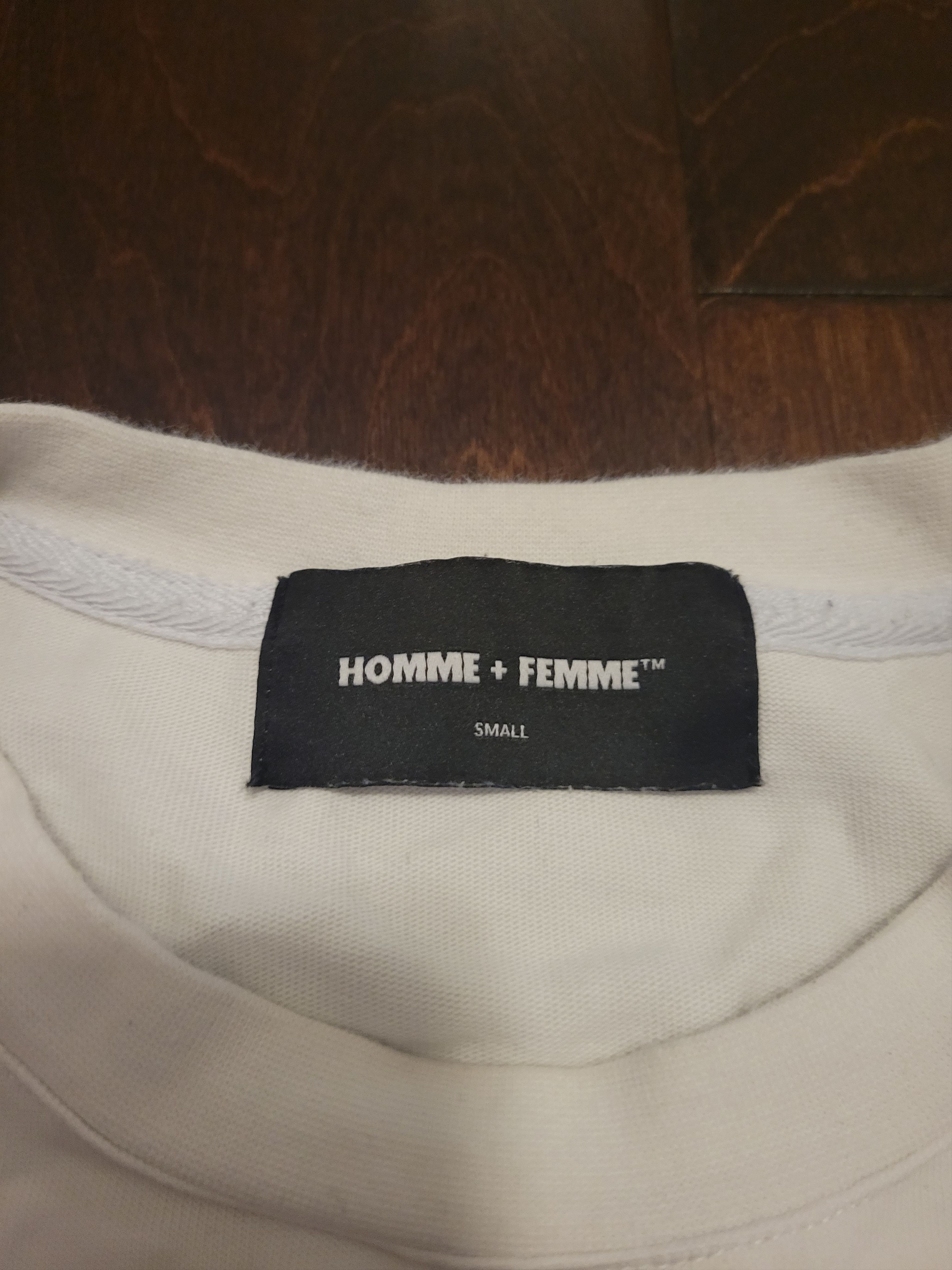 Homme + Femme La Homme + Femme LA White Blue Cherub Angel Tee Size US S / EU 44-46 / 1 - 6 Thumbnail
