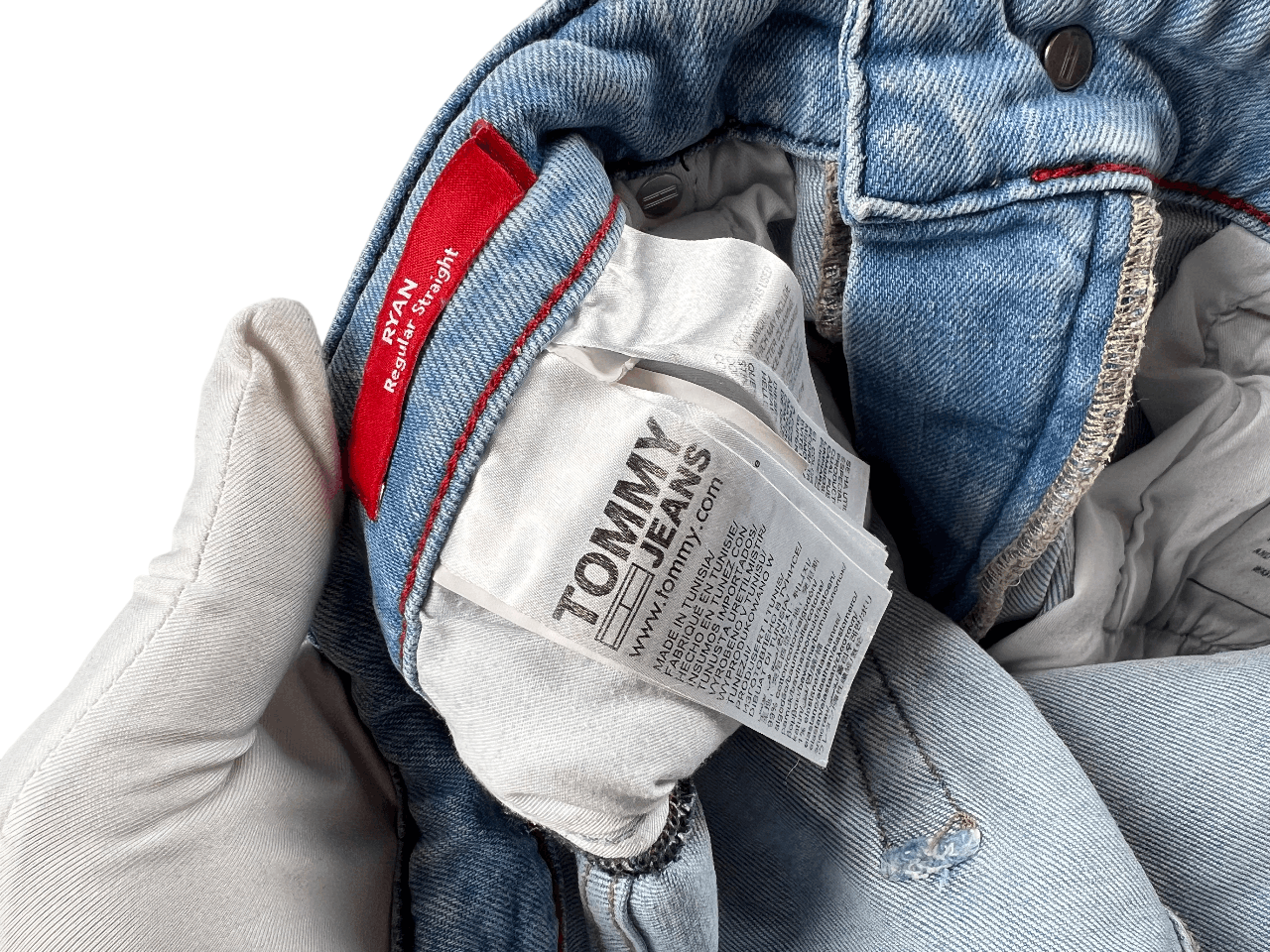 Tommy Hilfiger × Vintage Vintage Tommy Hilfiger Denim Jeans 31x36 Size US 31 - 5 Thumbnail