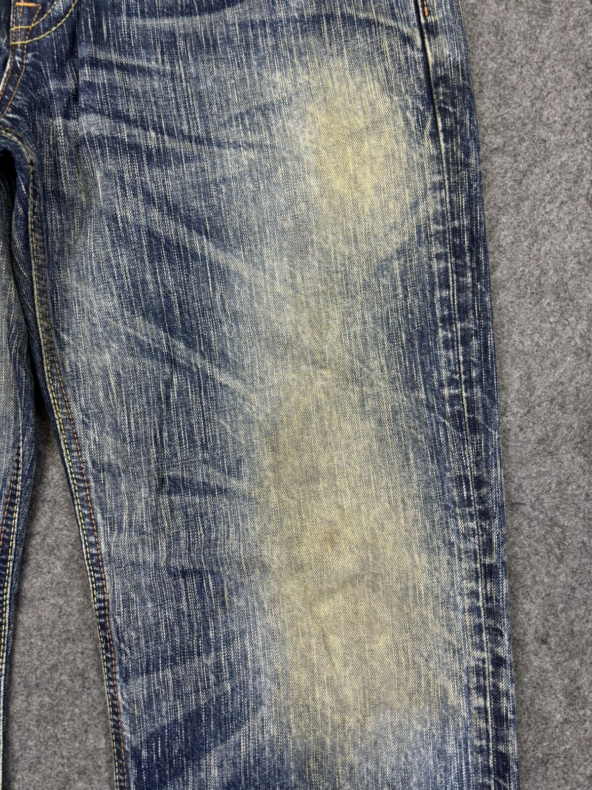 Edwin Flare Edwin 503 Sandy Style Crazy Fades Denim F922 Size US 35 - 8 Thumbnail