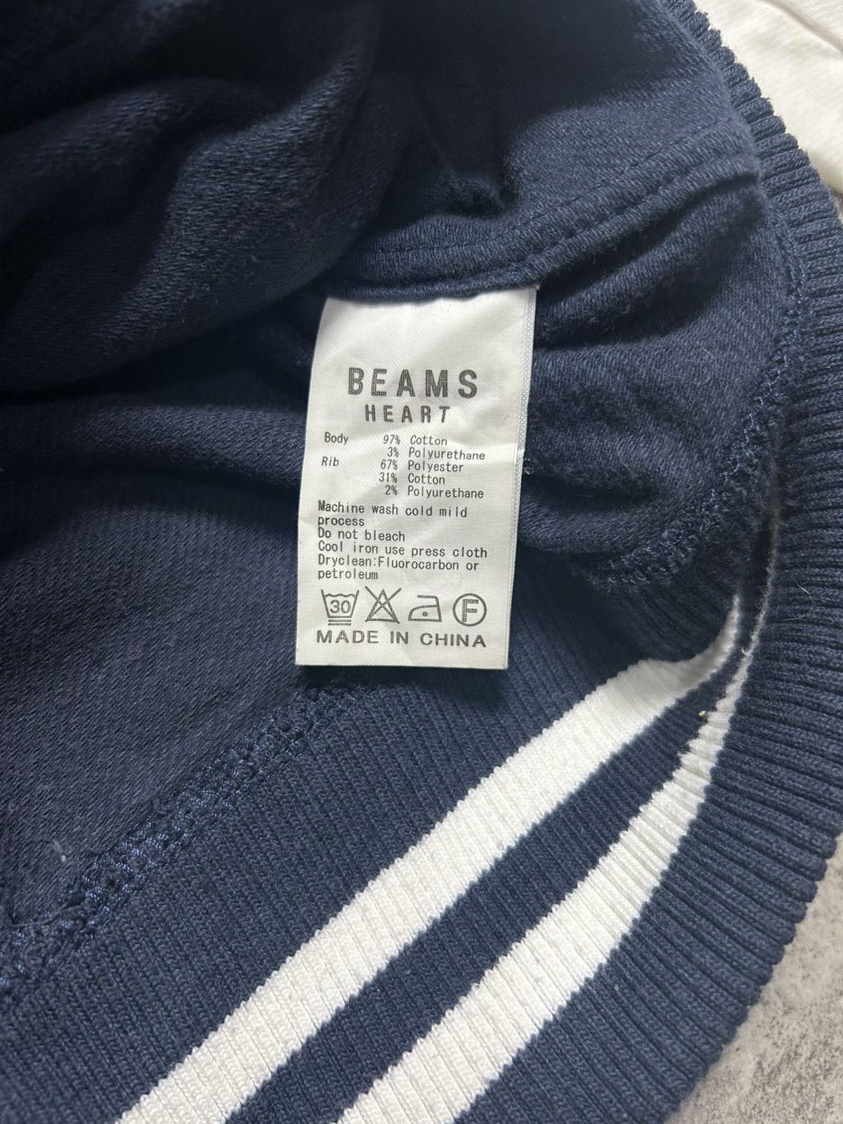 Beams Japan 2000s Beams Varsity Jacket Navy Size US M / EU 48-50 / 2 - 9 Thumbnail