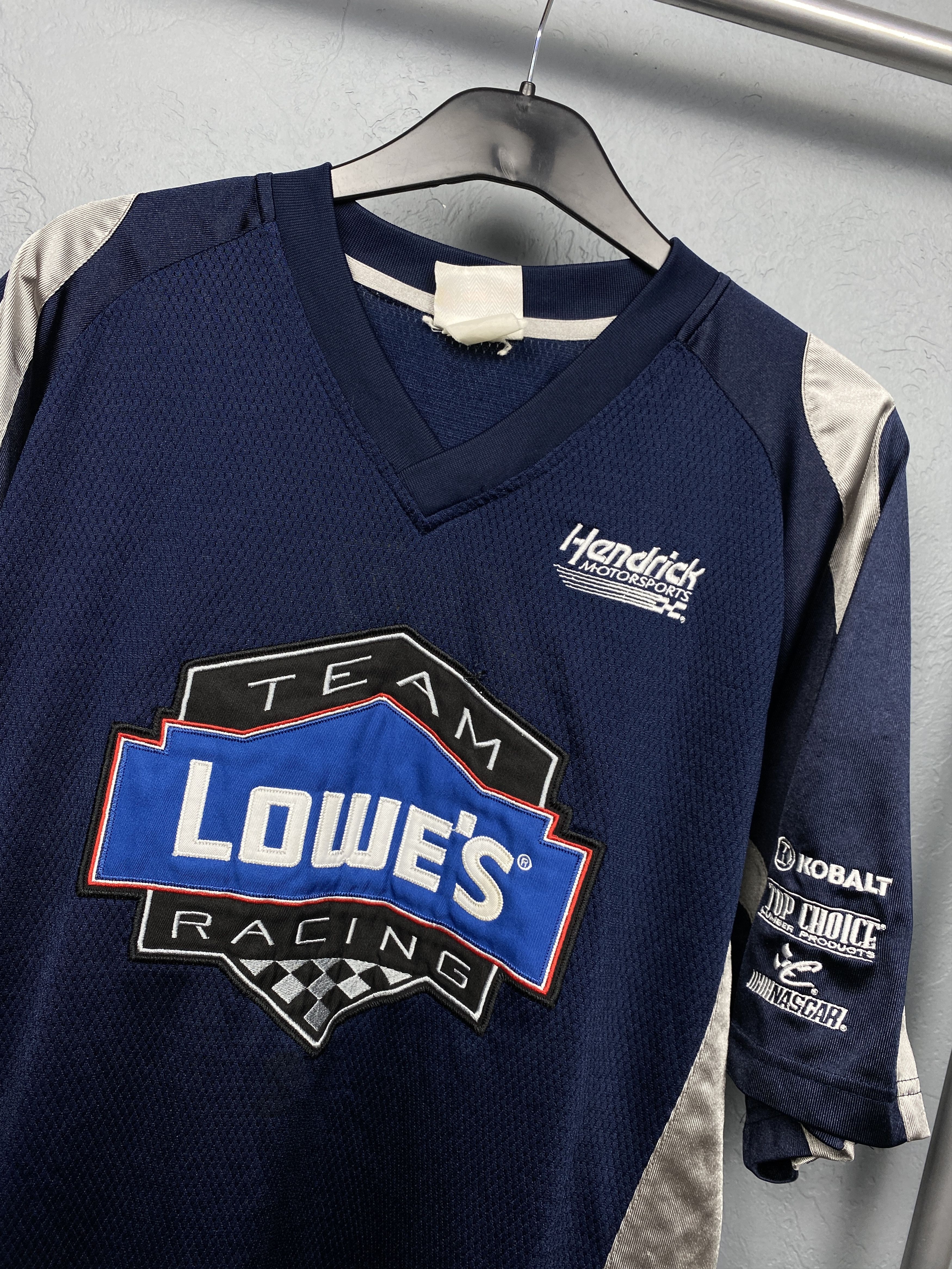 NASCAR × Vintage NASCAR Team Lowe's Racing Jimmie Johnson T-Shirt Jersey Size US XL / EU 56 / 4 - 2 Thumbnail