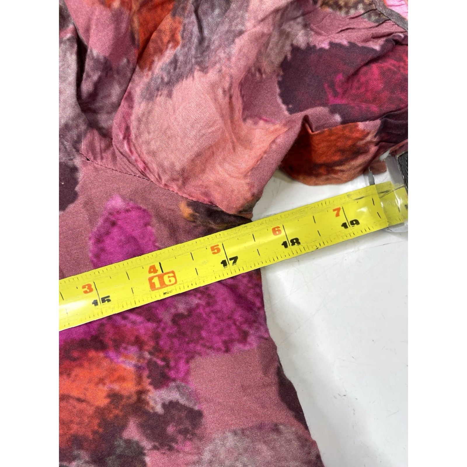 Anthropologie Anthropologie Samant Chauhan Tiered Midi Dress Petite XS Floral Purple V-Neck Short Sleeve A-Line Dress Womens Petite XS Floral Theme 90s? Size XS / US 0-2 / IT 36-38 - 6 Thumbnail