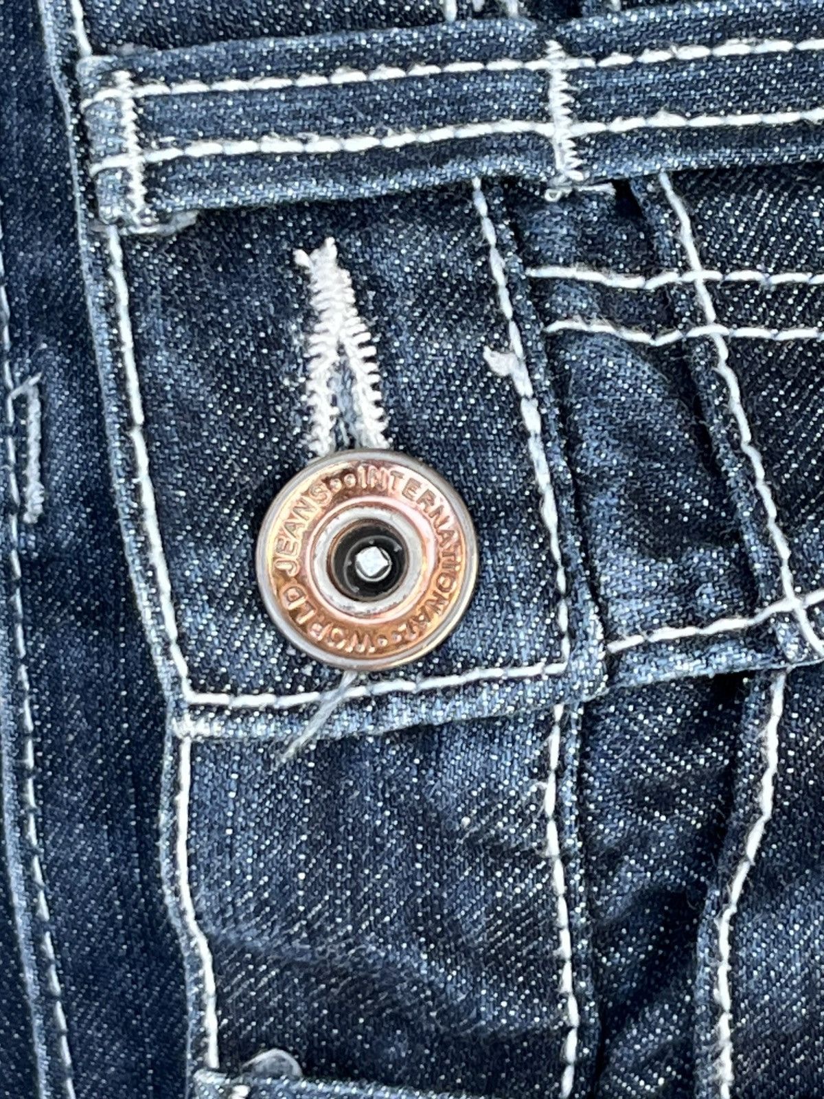 Japanese Brand 🔥VERY RARE🔥BACK RUSH Punk Triple Waist Denim Size US 28 / EU 44 - 23 Thumbnail