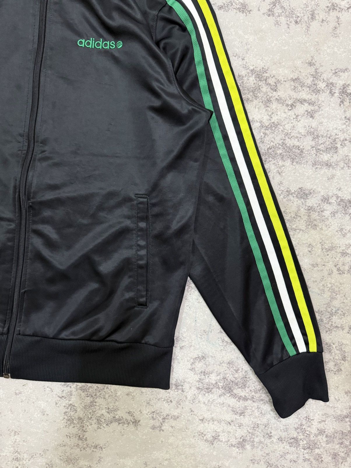 Adidas Adidas Neo Multicolor Side Tape Zip Up Tractop Sweater Size US S / EU 44-46 / 1 - 5 Thumbnail