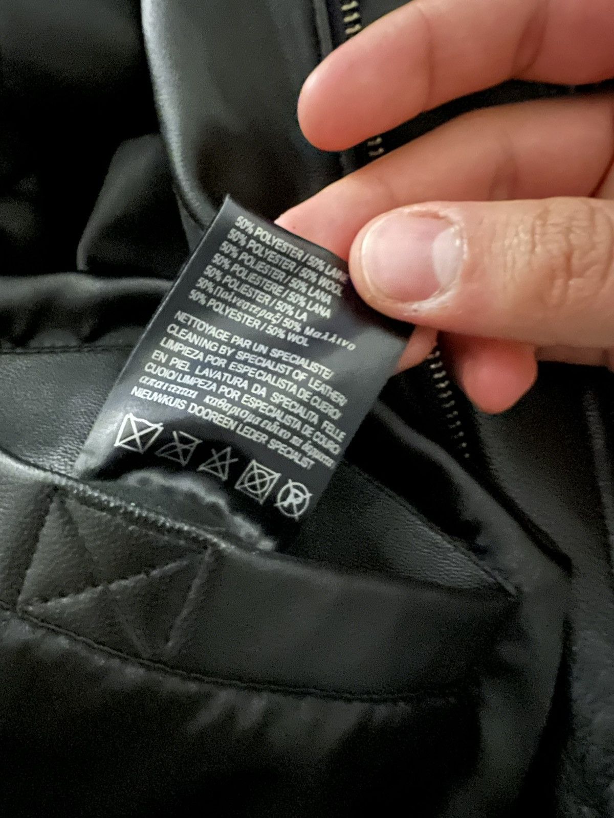 Other Black Leather Coat *Great Condition* Size US XL / EU 56 / 4 - 9 Thumbnail