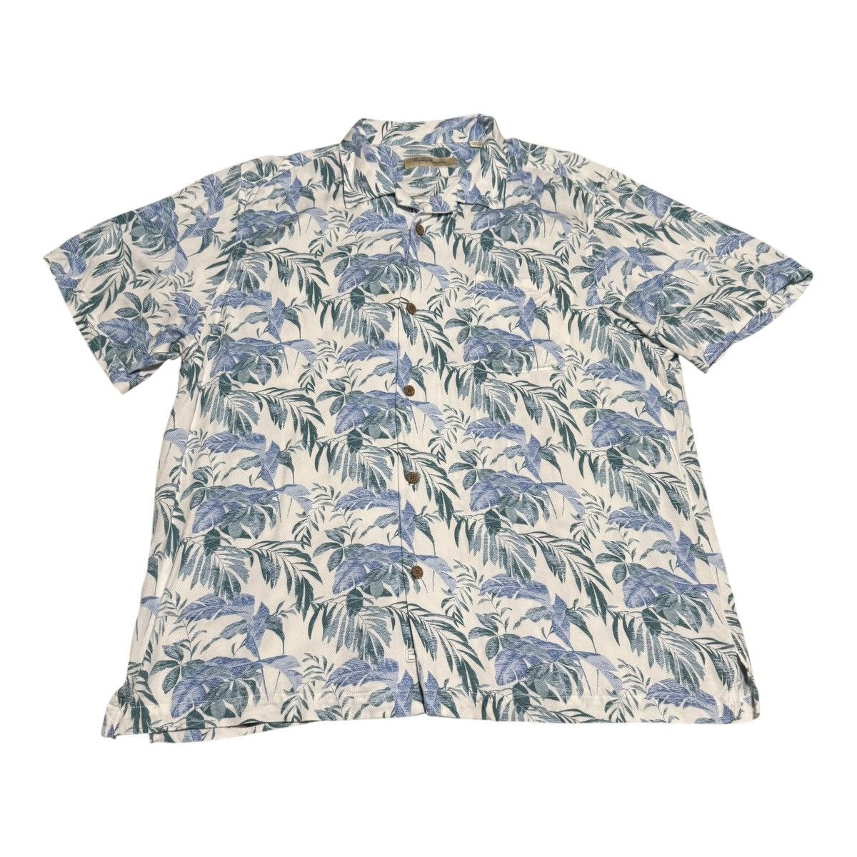 Tommy Bahama Tommy Bahama Floral Print Loop Collar Casual Shirt XL Size US XL / EU 56 / 4 - 1 Thumbnail