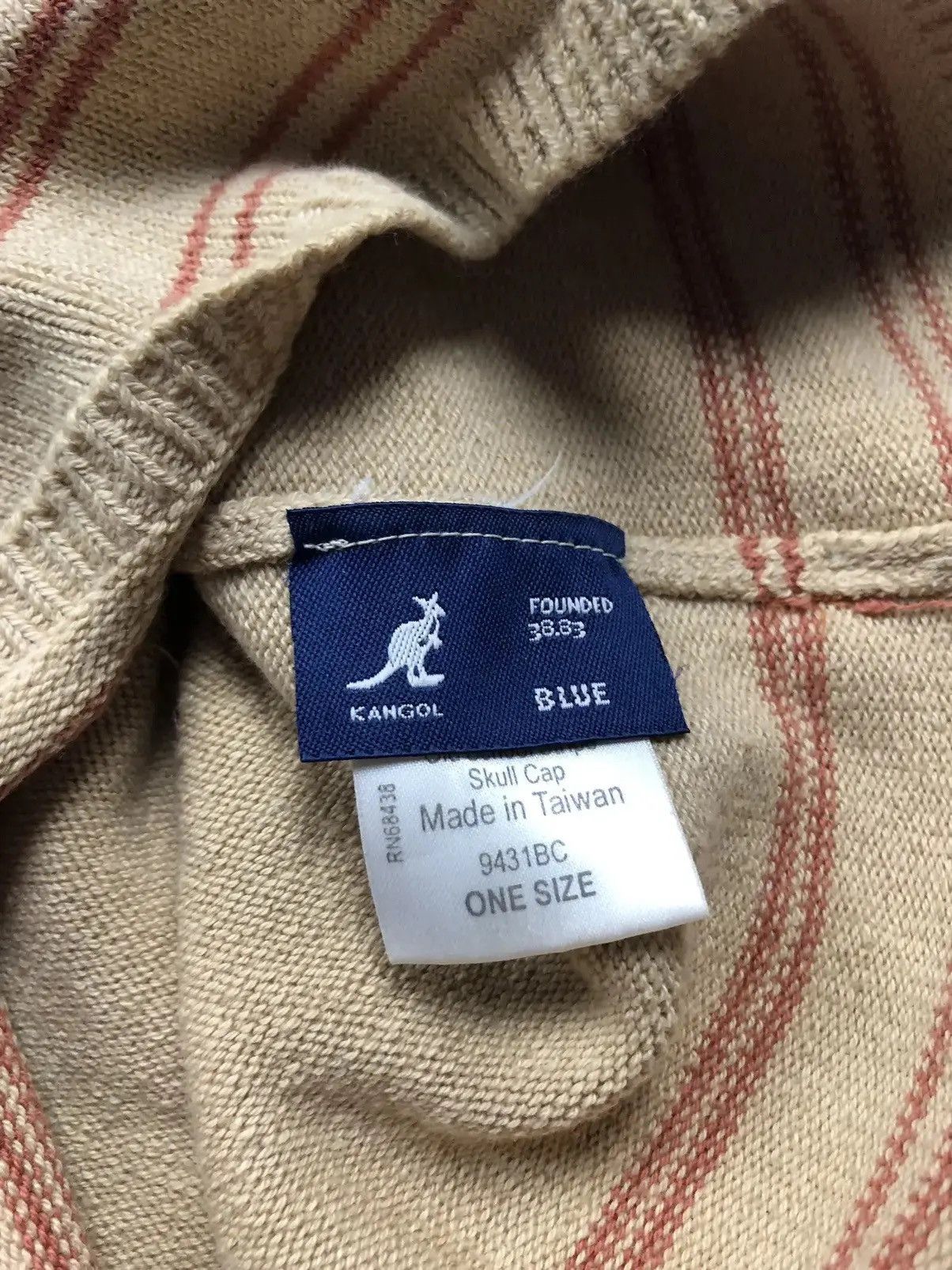 Kangol KANGOL Vintage Mini Logo Hat Streetwear Casual Mens Beige Size ONE SIZE - 7 Thumbnail