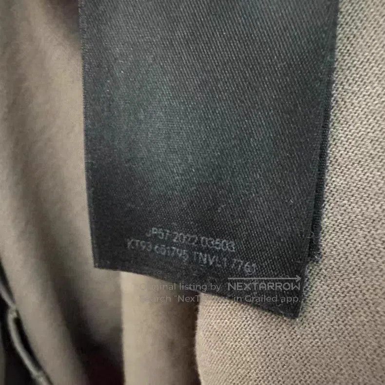 Balenciaga Balenciaga Destroy lettering logo short sleeve, khaki colo Size US XS / EU 42 / 0 - 7 Thumbnail