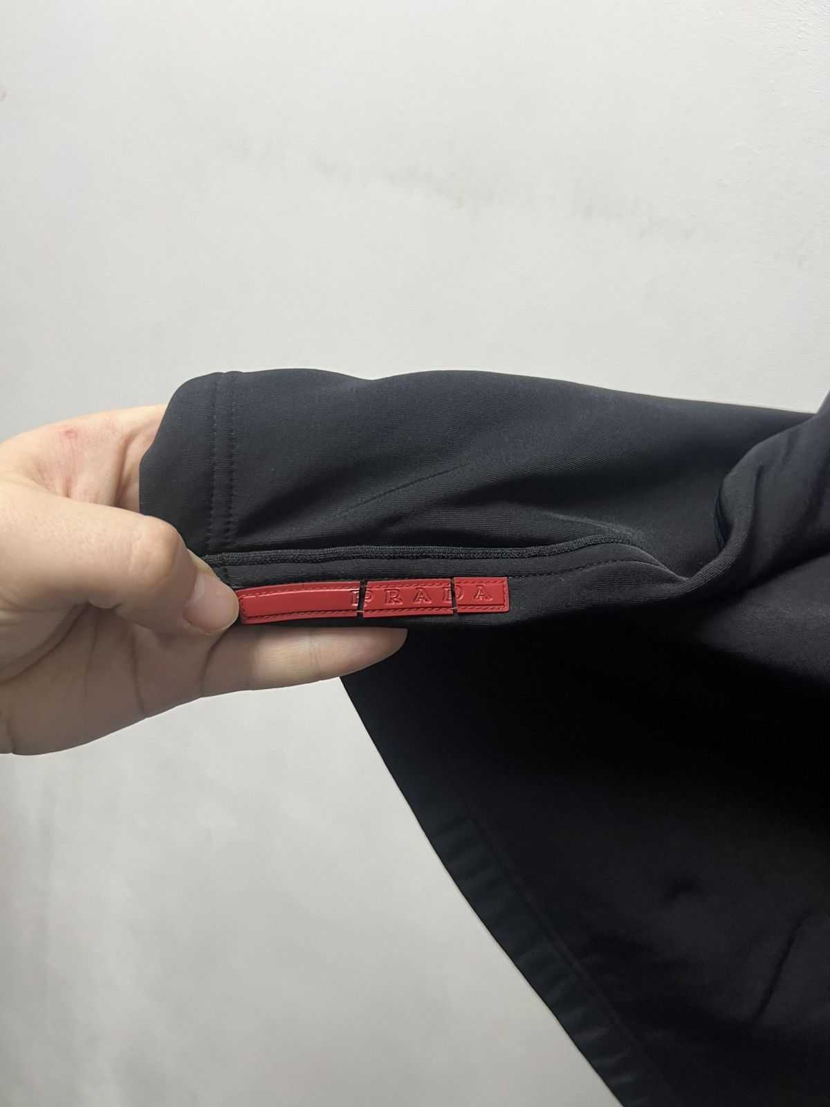 Prada Prada sweatshirt 1\4 zip red tab luxury 90s streetwear rare Size US XL / EU 56 / 4 - 3 Thumbnail