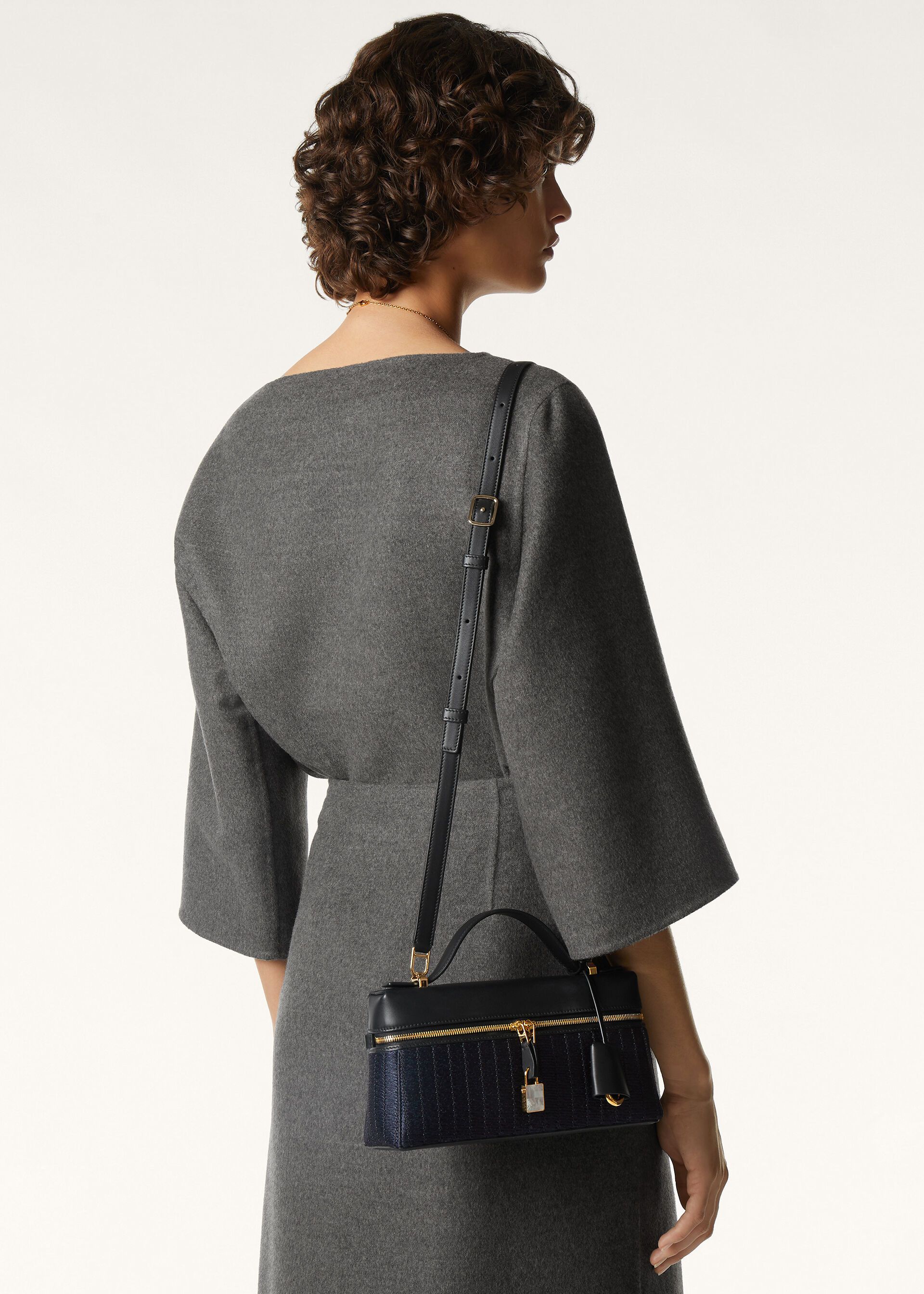 Loro Piana os11x0426 FAR1079 Size: OS / L23 Extra Crossbody Bag Blue Size ONE SIZE - 5 Thumbnail