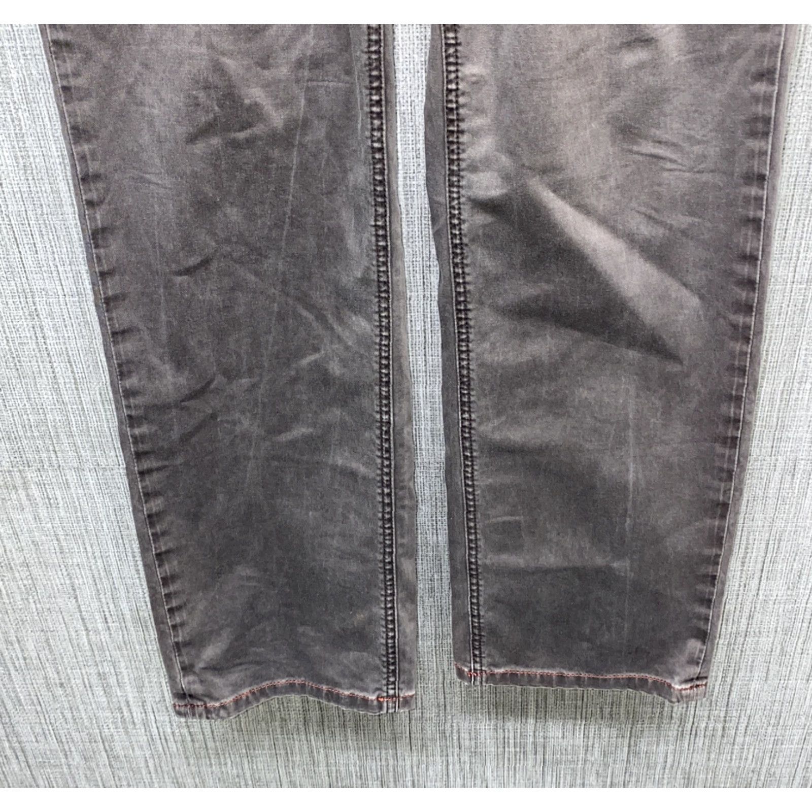 Tommy Bahama Tommy Bahama Mens Pants Casual Gray Cotton 32x32 Regular Flat Front Waist 32 Inseam 32 Authentic solid Size US 32 / EU 48 - 3 Thumbnail