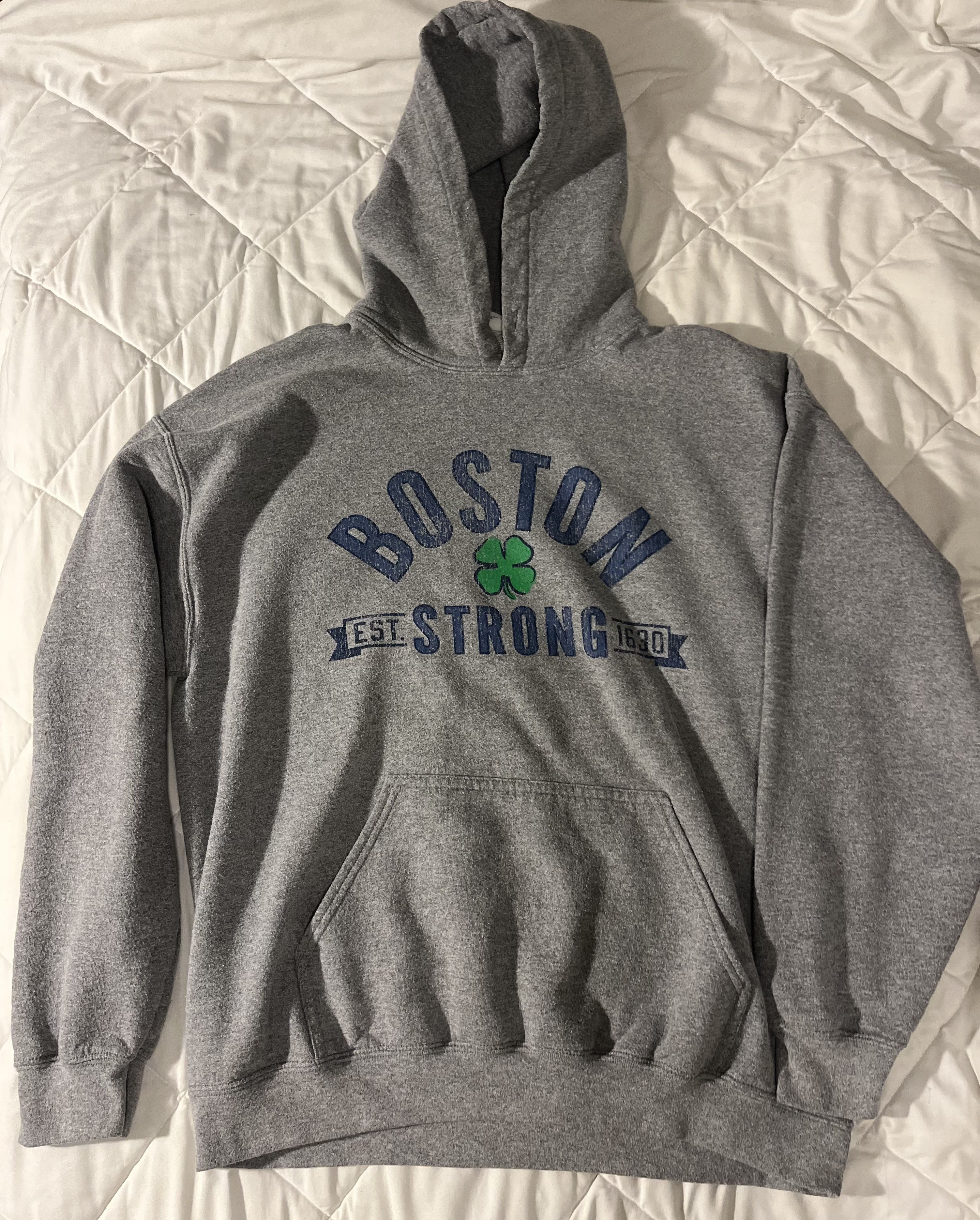 Vintage Rare Vintage BOSTON hoodie Size US L / EU 52-54 / 3 - 1 Thumbnail