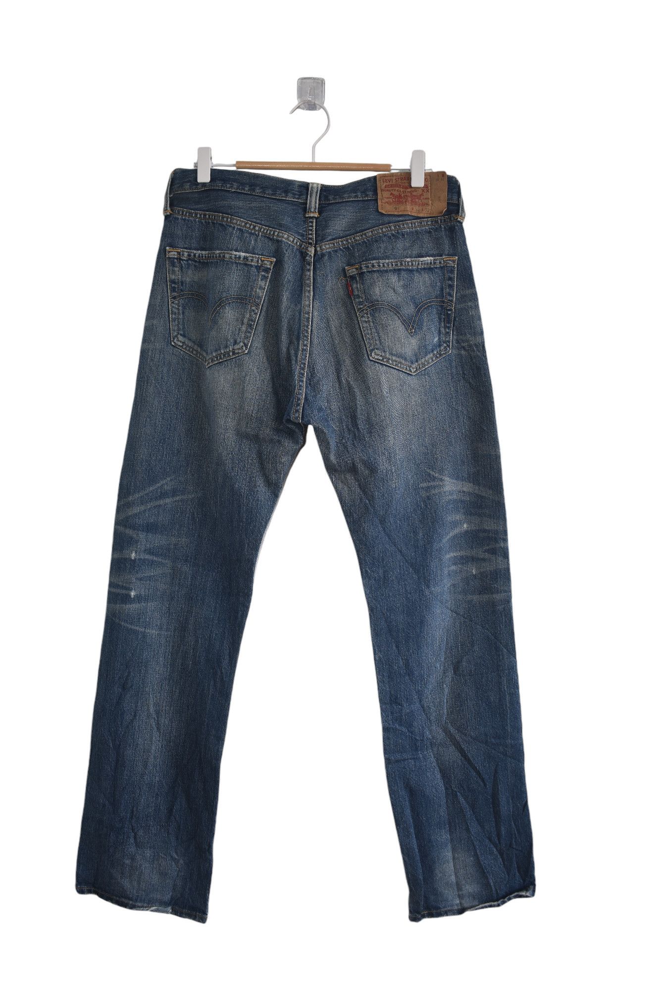 Levi's × Vintage Vintage Levi's 501 Distress Jeans W32 Size US 32 / EU 48 - 2 Thumbnail