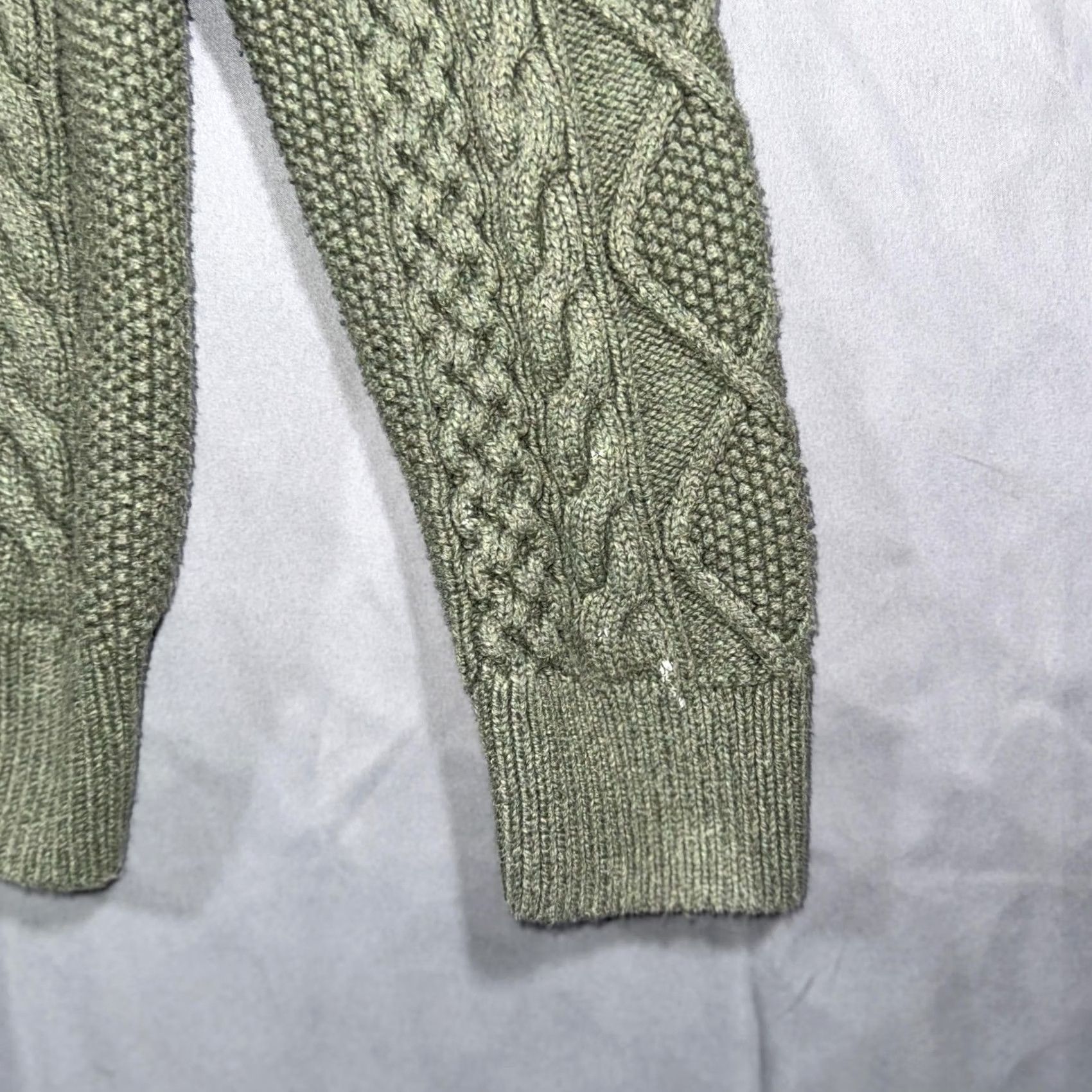 Polo Ralph Lauren Polo Ralph Lauren Sweater Men's M Green Cotton Cable Knit Crewneck Pullover Size US M / EU 48-50 / 2 - 7 Thumbnail