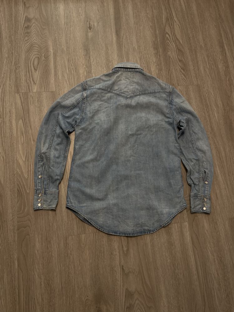 Saint Laurent Paris Saint Laurent Paris 2014 Japan Unisex Denim Shirt Size US M / EU 48-50 / 2 - 3 Thumbnail