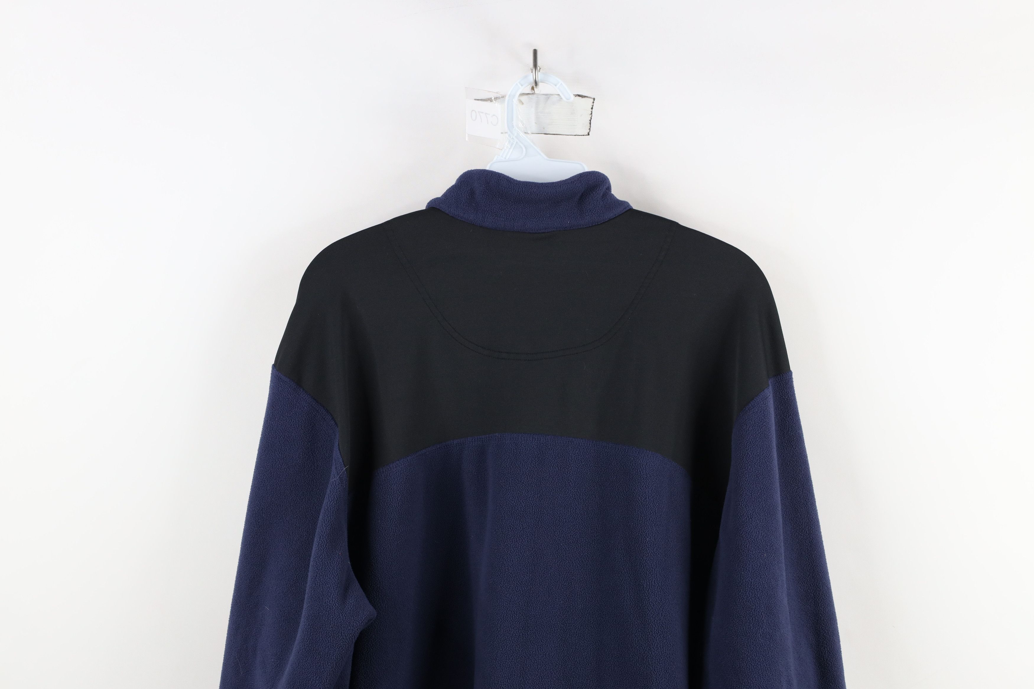 Nike × Vintage Vintage 90s Nike Alpha Project Swoosh Fleece Sweater Blue Size US L / EU 52-54 / 3 - 12 Thumbnail