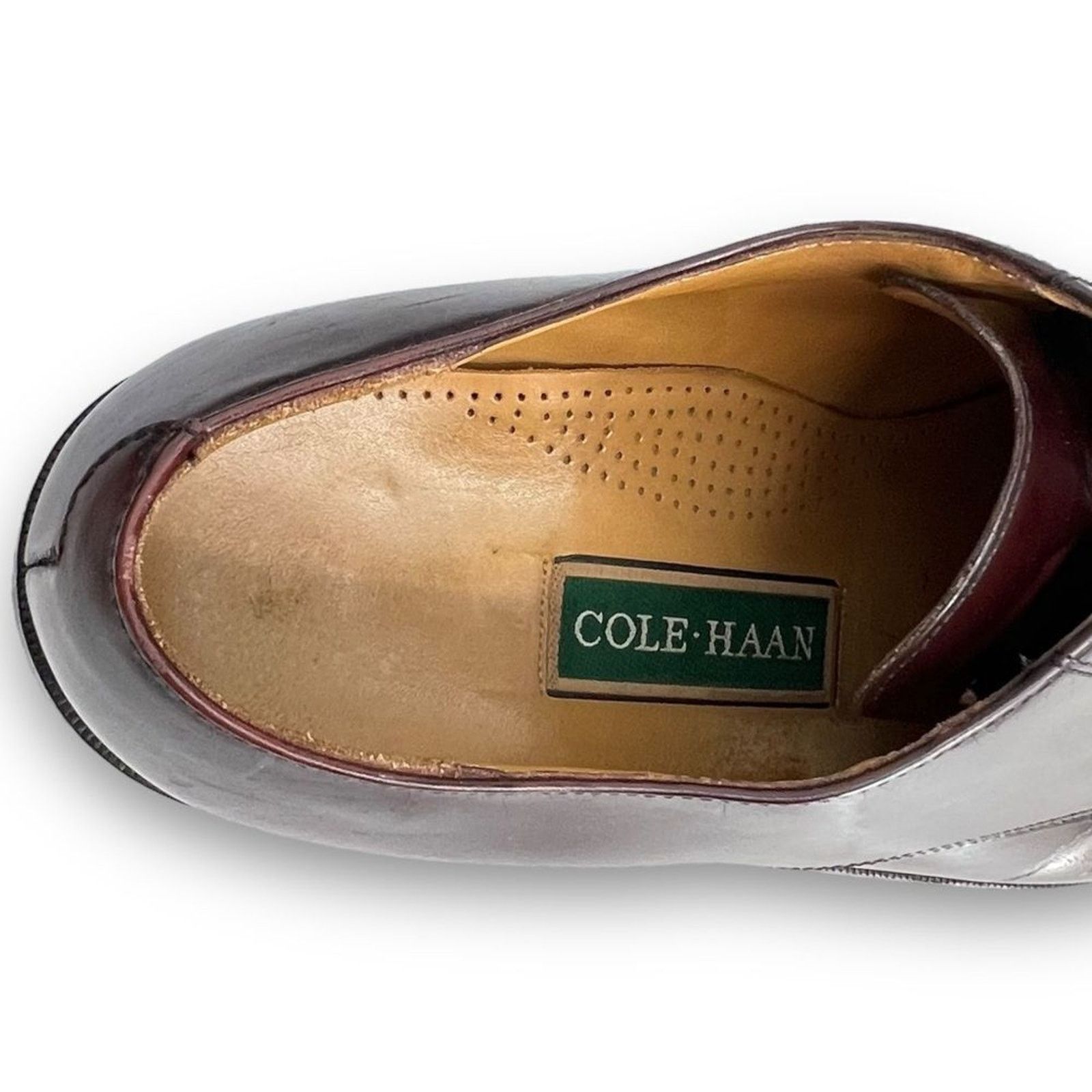 Cole Haan Cole Haan Carter Burgundy Brown Split Toe Derby Oxford Size US 13 / EU 46 - 7 Thumbnail