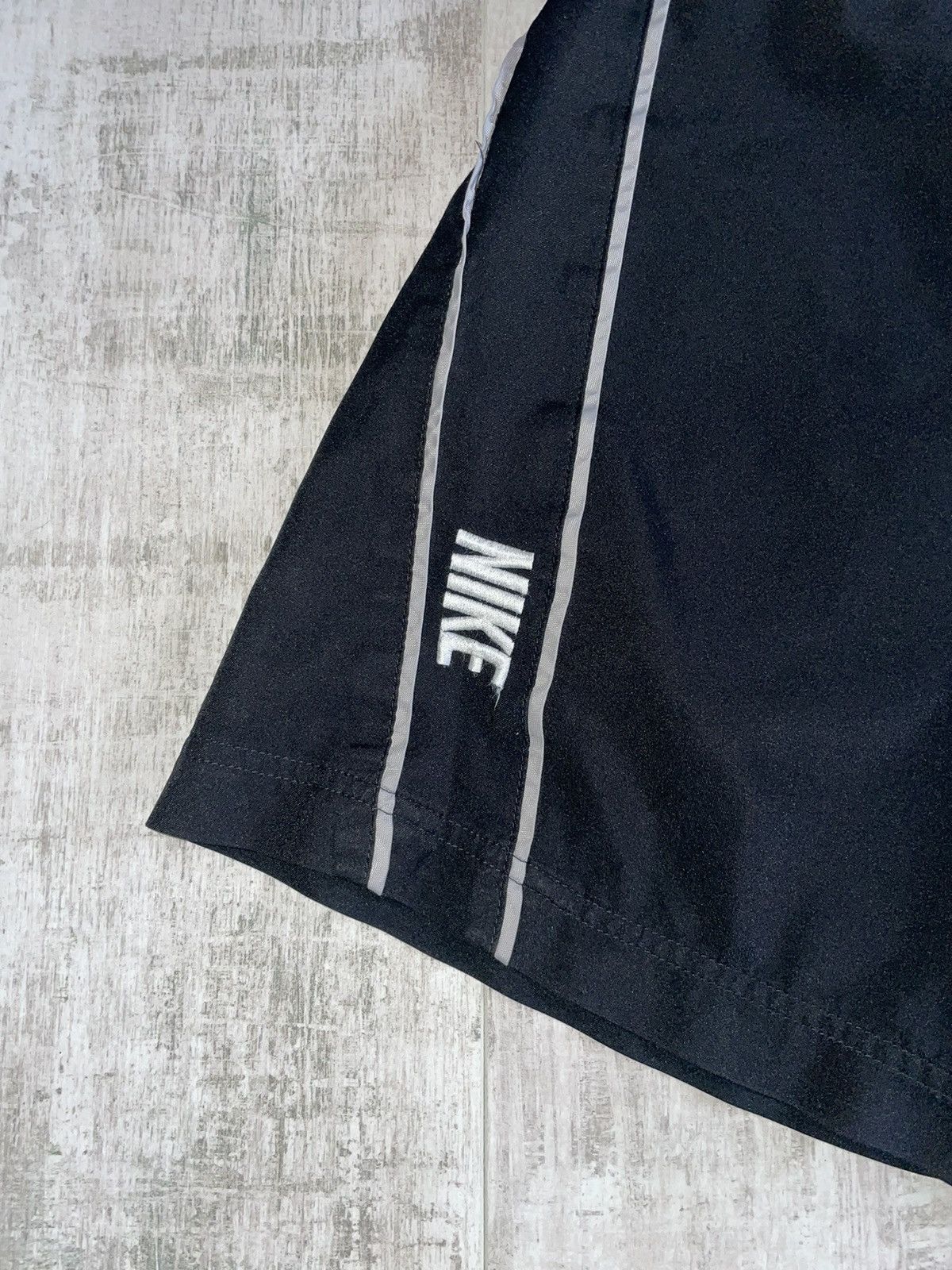 Nike × Vintage Vintage Y2K Nike 90’s Shorts Phosphorus Swoosh Drill RARE Size US 34 / EU 50 - 5 Thumbnail