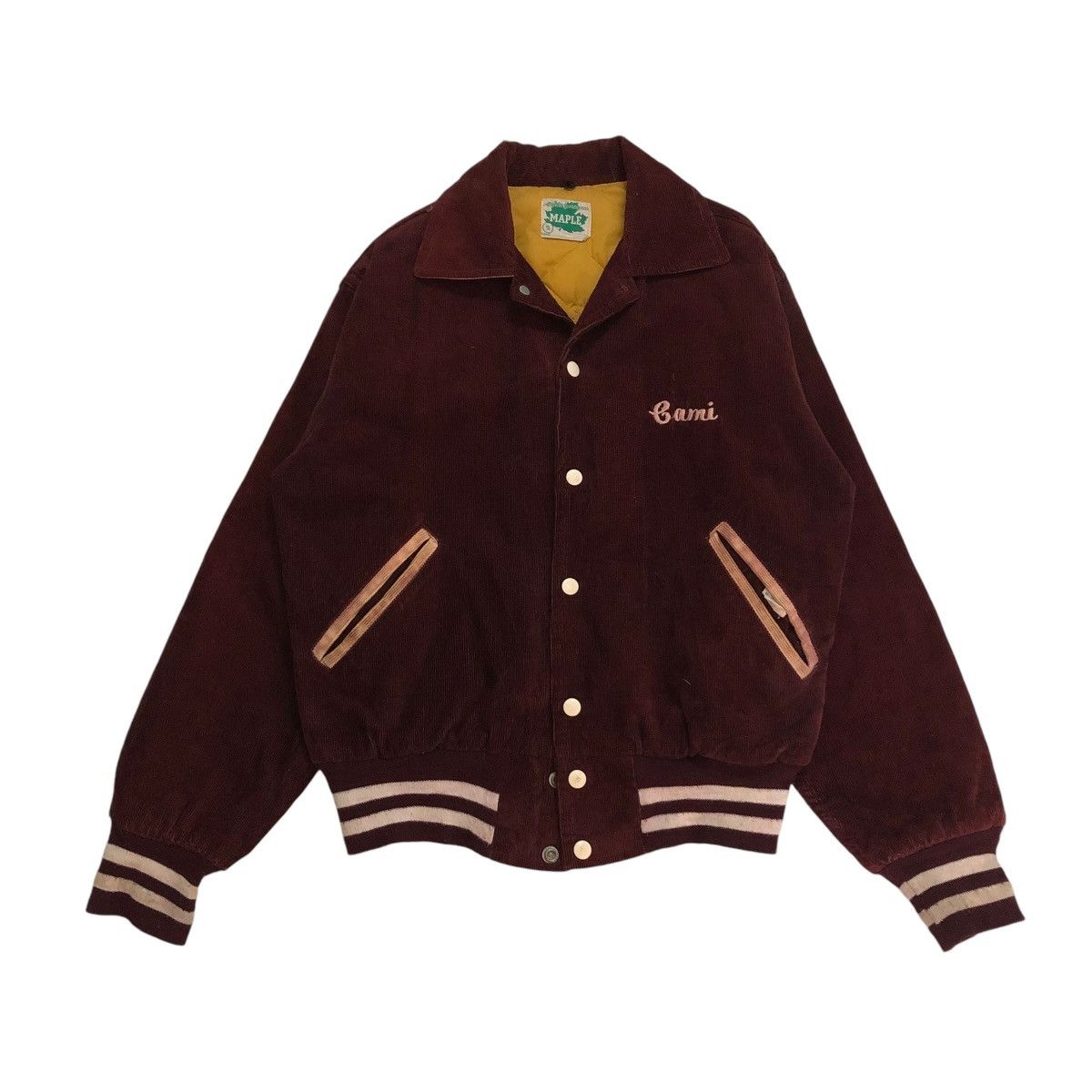 Vintage 🔥VINTAGE JUMPER CORDUROY BOMBER JACKET MAPLE MADE IN USA Size US S / EU 44-46 / 1 - 1 Thumbnail