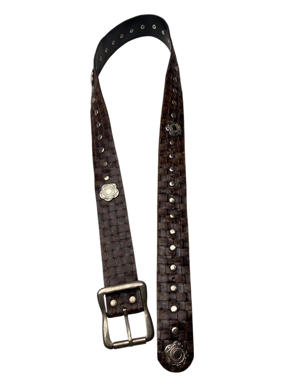 If Six Was Nine × KMRii × Le Grande Bleu (L.G.B.) Brown Studded Floral Belt  Kmrii Style | Grailed