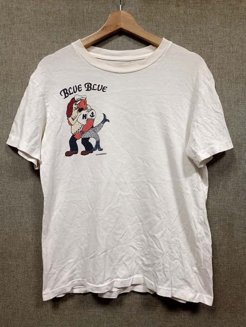 Blue Blue Japan × Japanese Brand × Vintage vintage t shirt blue blue japan naked girl Size US M / EU 48-50 / 2 - 1 Thumbnail