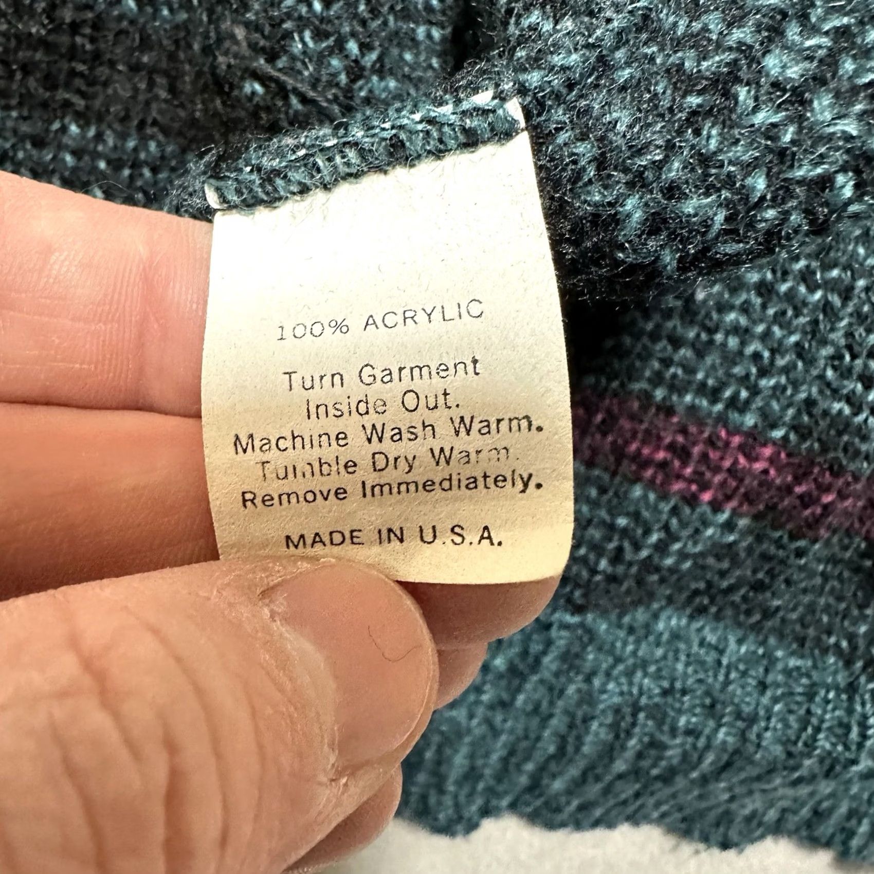 Etro Vintage Le Tigre Sweater Mens XL Green Striped Cardigan V-Neck Retro Grandpa EUC Size US XL / EU 56 / 4 - 5 Thumbnail