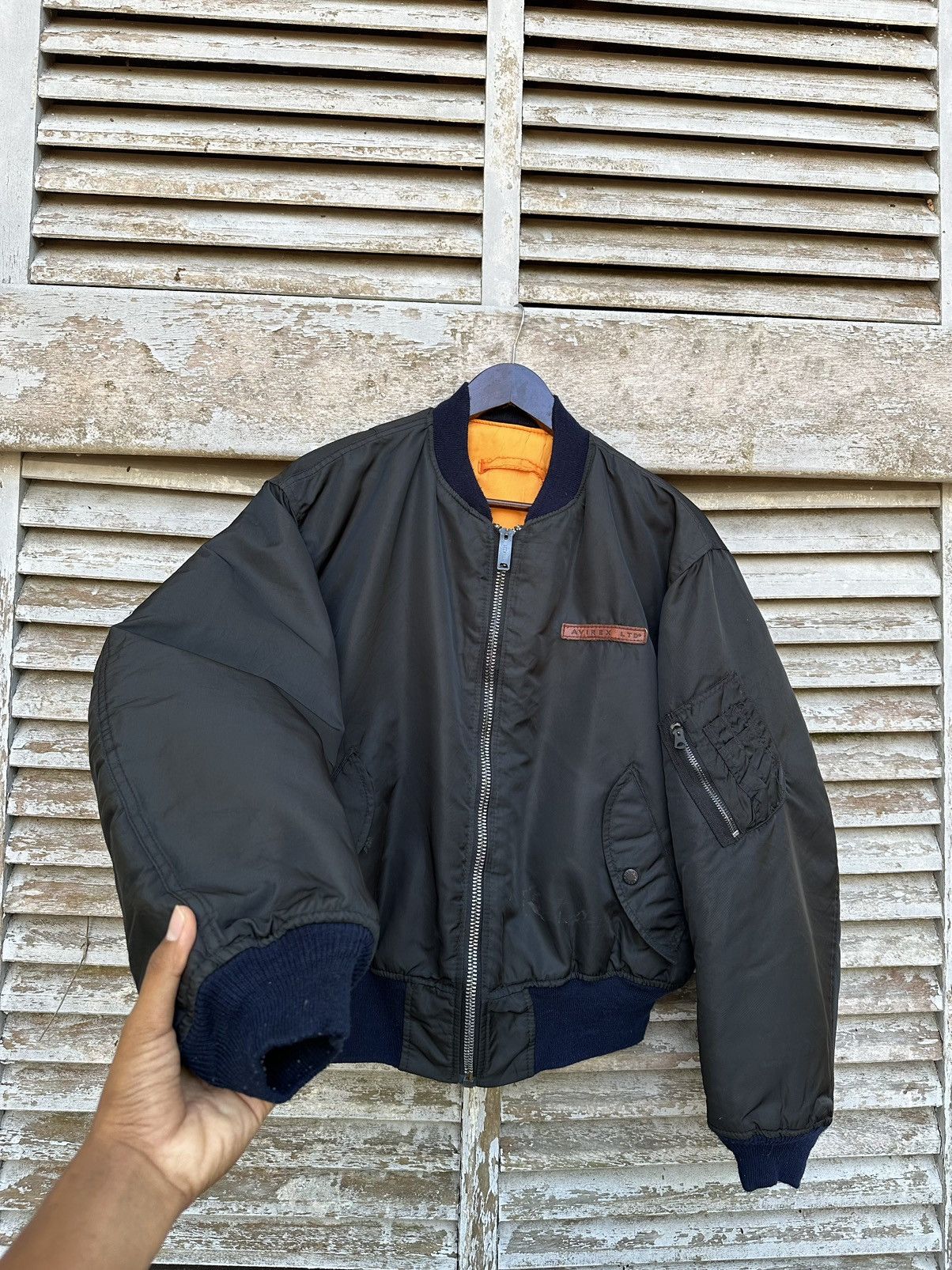 Avirex 🪖Vintage Avirex MA-1 Man Intermediate Bomber Jacket Size US L / EU 52-54 / 3 - 7 Thumbnail