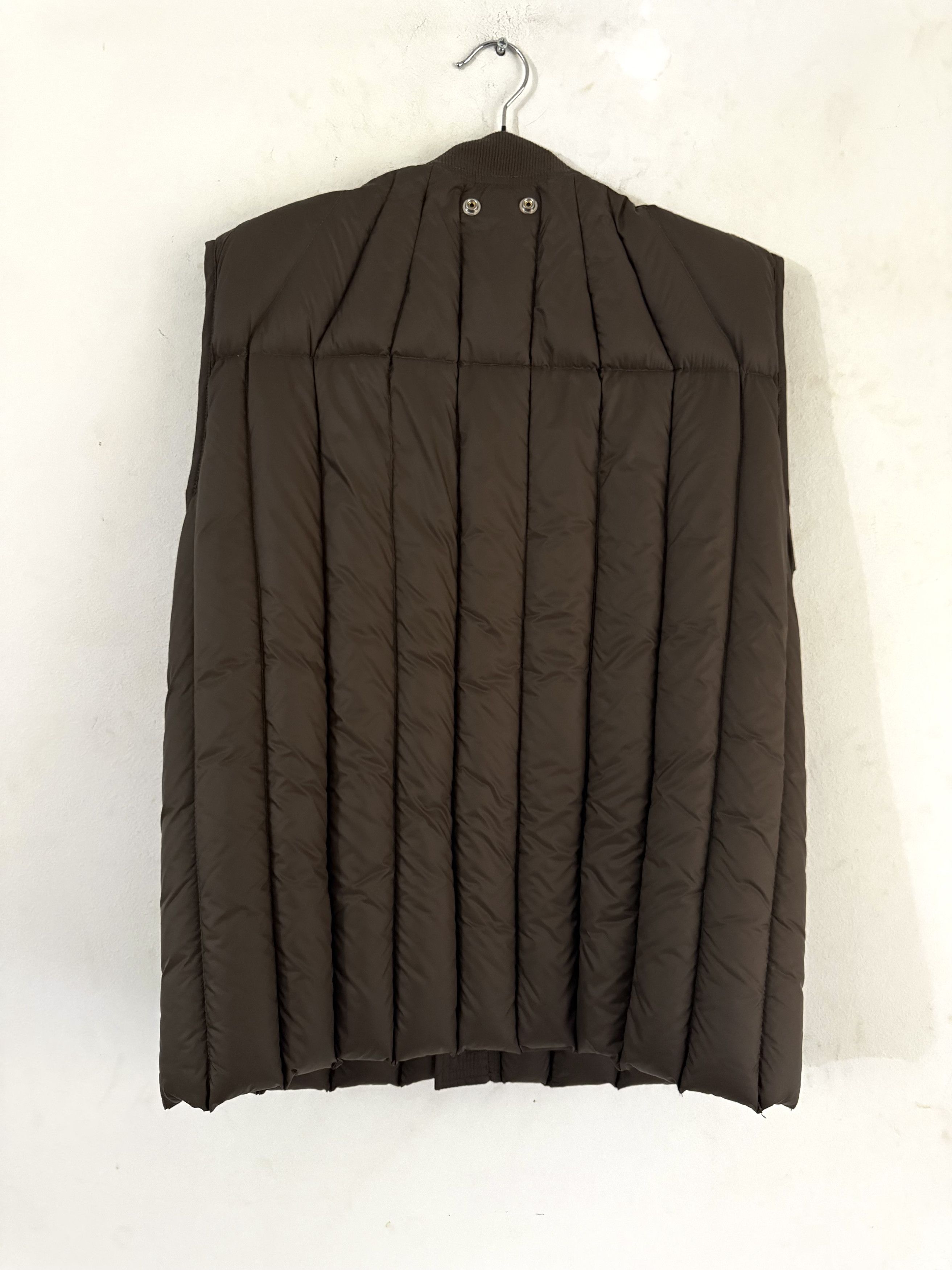 Rick Owens Sz 50 Gimp Detachable-Neck Padded Gilet Size US M / EU 48-50 / 2 - 7 Thumbnail