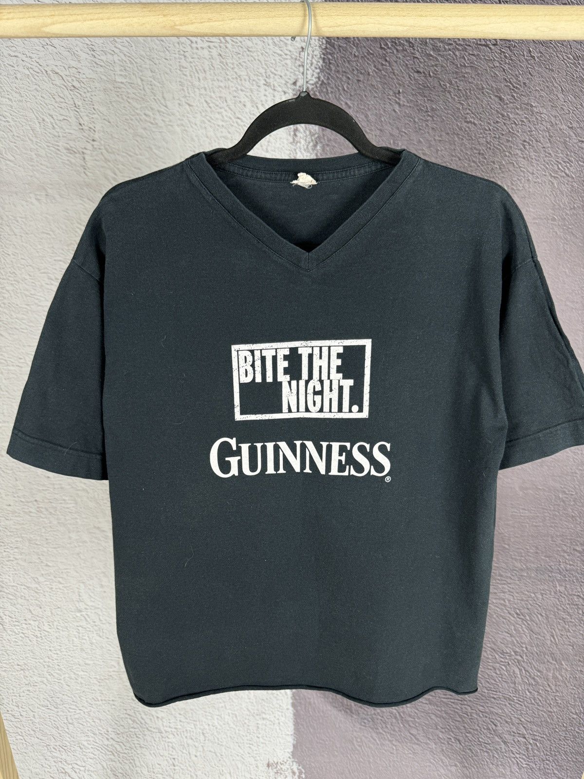 Vintage Guinness vintage Bite The Night double side tee shirt jts Size US M / EU 48-50 / 2 - 3 Thumbnail