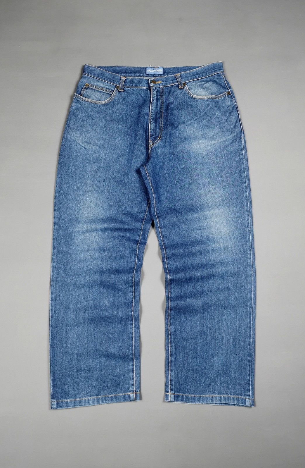 Kansai Yamamoto Loose Fit Kansai Man Rayon Denim Jeans Size US 34 / EU 50 - 7 Thumbnail