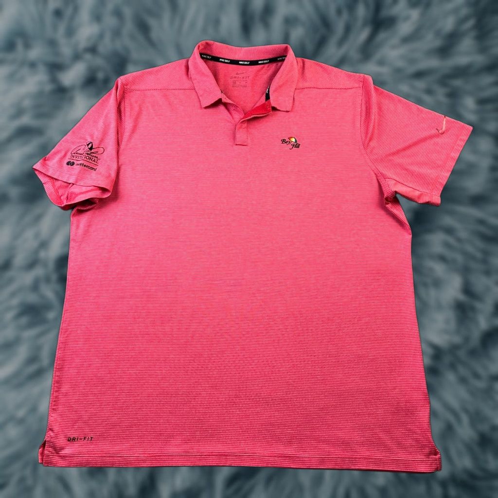 Nike Nike Polo Shirt Mens Extra Large Bay Hill Arnold Palmer Golf Dri Fit Performance Size US XL / EU 56 / 4 - 1 Thumbnail