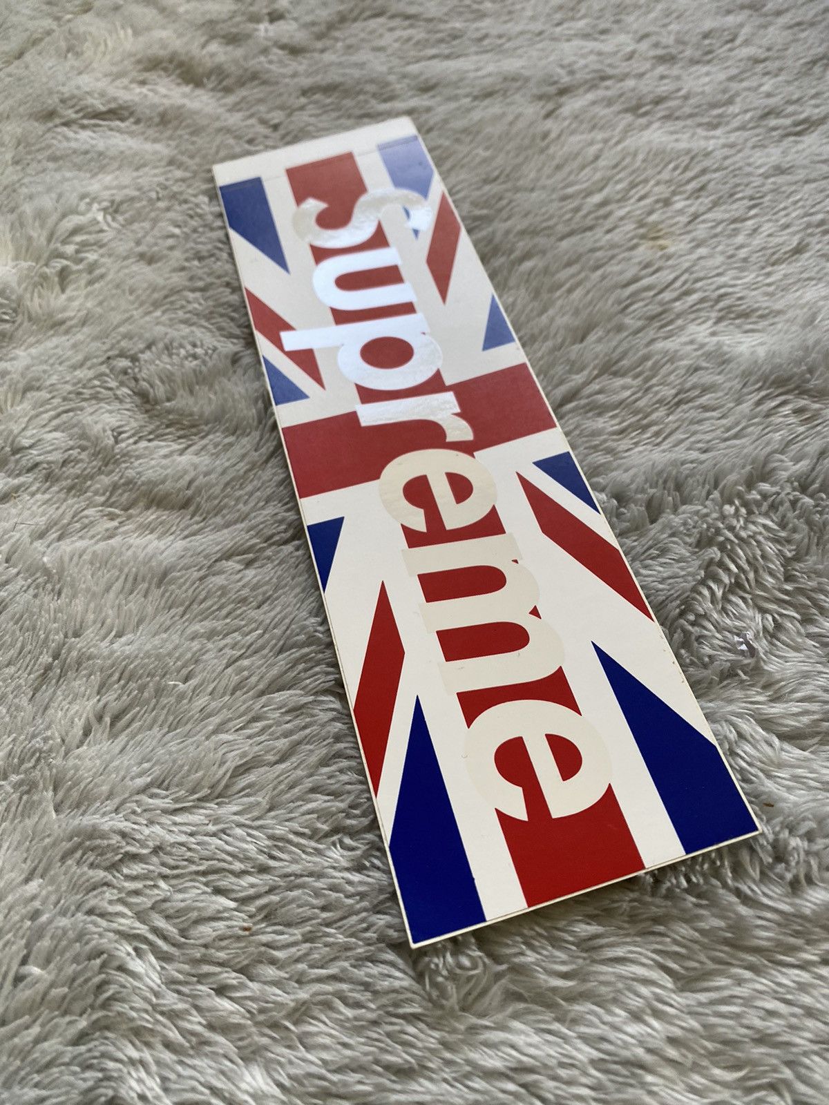 Supreme Supreme Union Jack box logo sticker new authentic Size ONE SIZE - 2 Thumbnail
