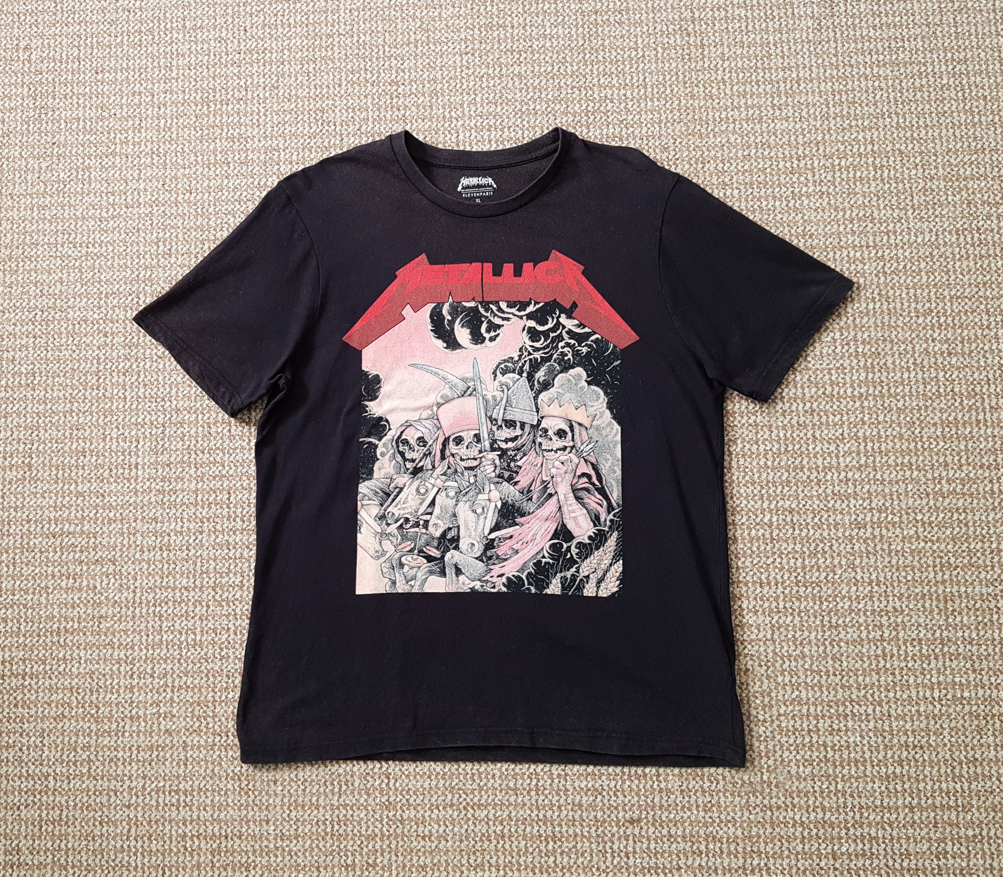 Band Tees Metallica Four Horsemen Japan Printed Heavy Metal T Shirt Size US XL / EU 56 / 4 - 6 Thumbnail