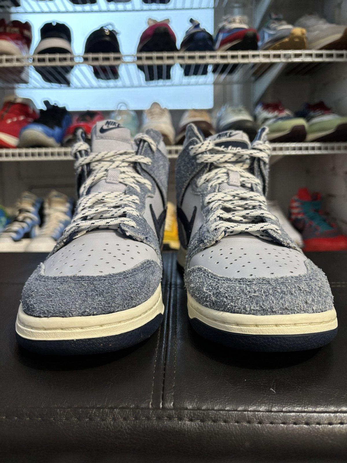 Nike Nike Dunk High AB Notre “Midnight Navy” Size US 9 / EU 42 - 4 Thumbnail