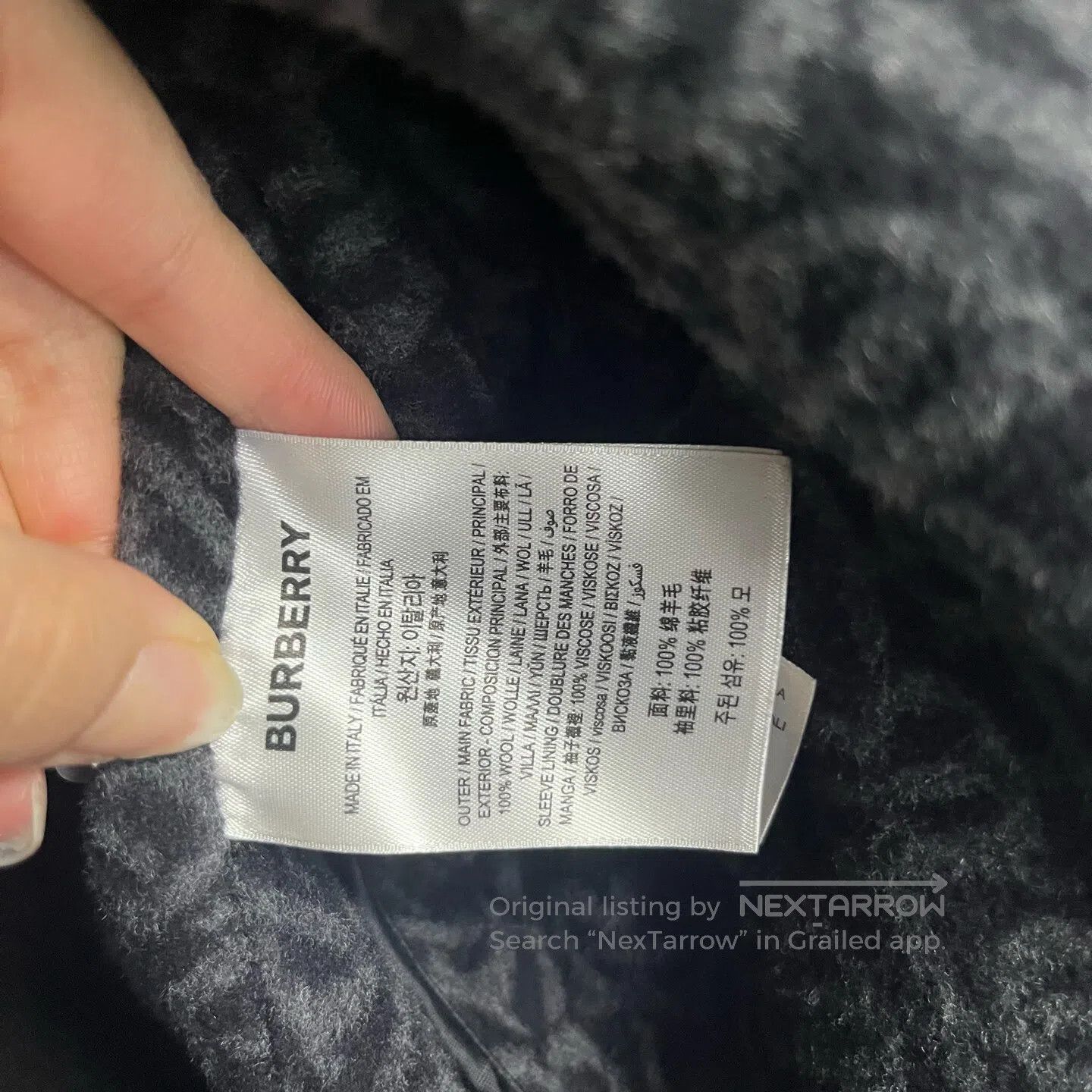 Burberry Burberry Medium-length coat with long sleeves, single-row Size US M / EU 48-50 / 2 - 4 Thumbnail