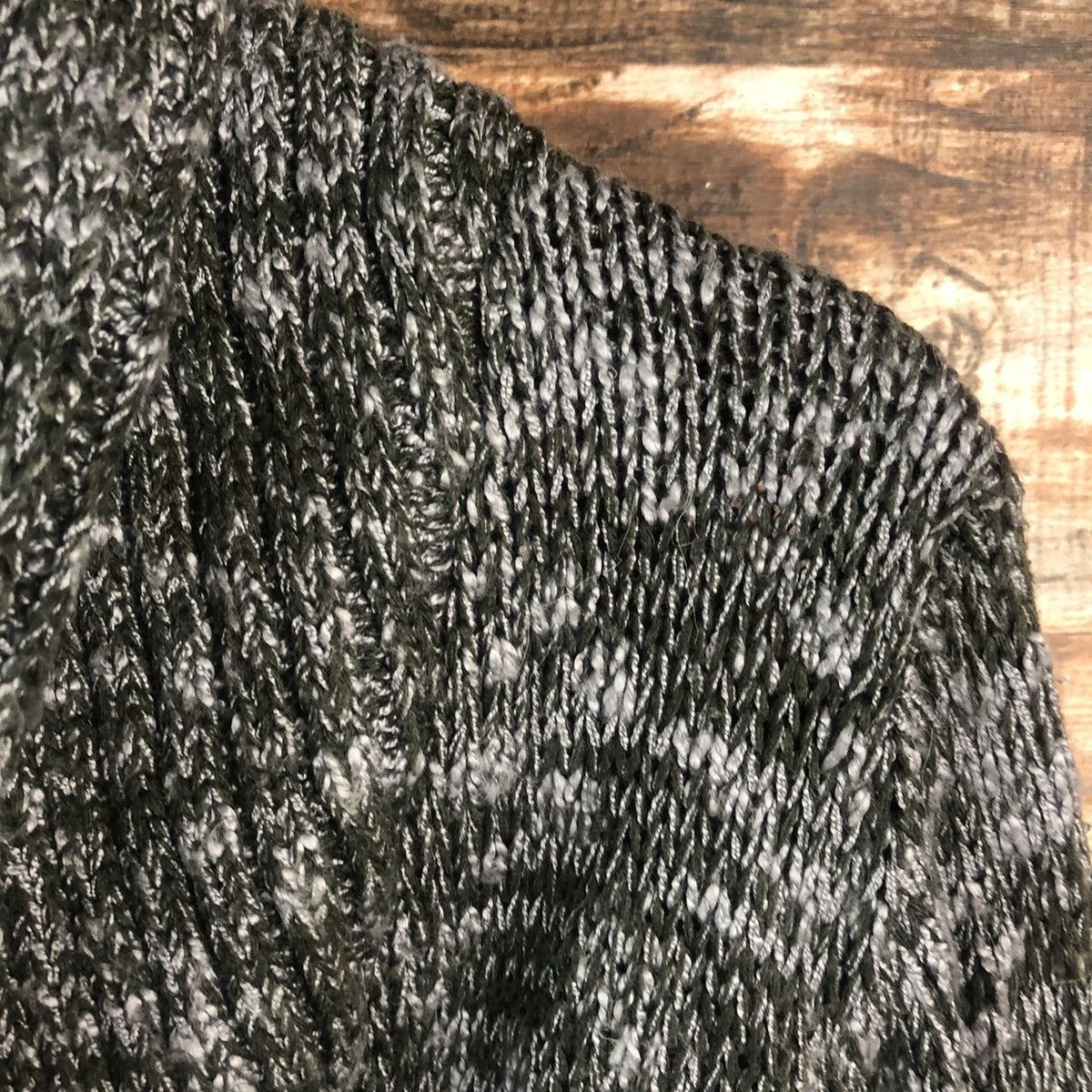 Homespun Knitwear × NANO universe DL Nano Universe Gray Cardigan Knitwer #C542 Size S / US 4 / IT 40 - 9 Thumbnail