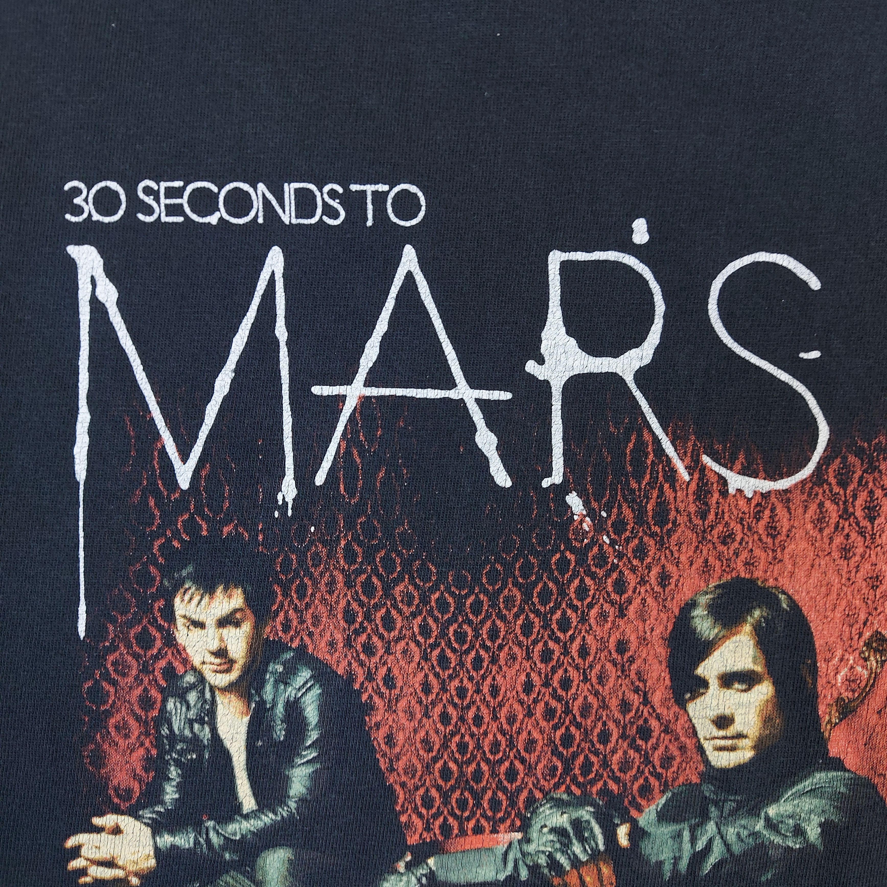 Band Tees Vintage 2005 30 Seconds To Mars Band Jared Leto TEE Size US M / EU 48-50 / 2 - 3 Thumbnail
