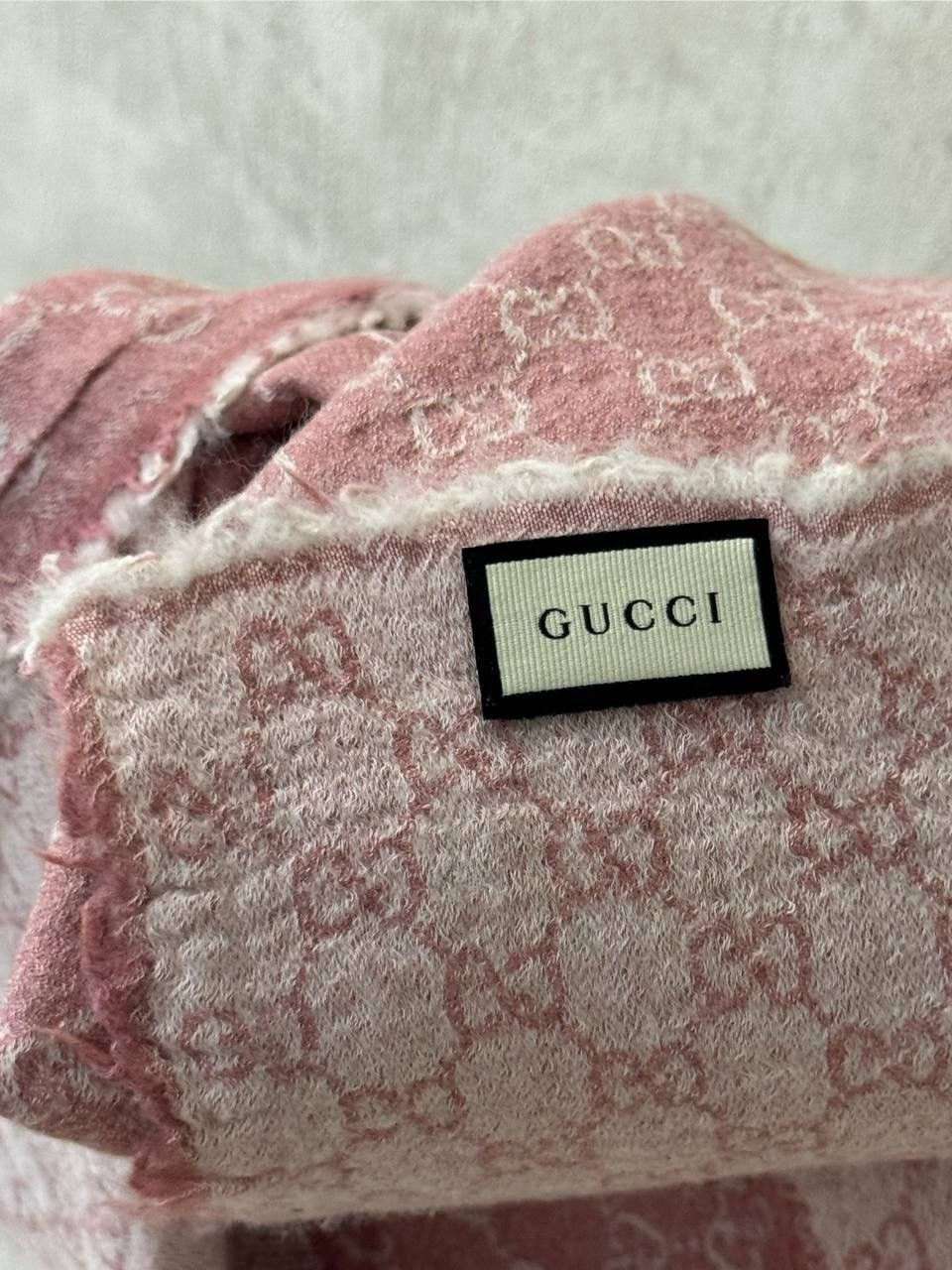 Gucci Gucci Wool Pink Scarf Size ONE SIZE - 7 Thumbnail