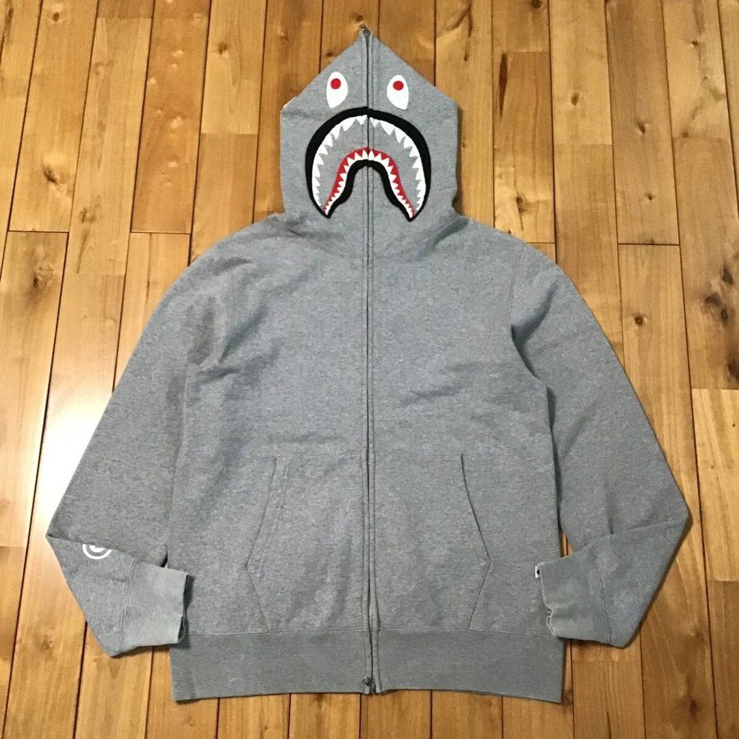 Bape BAPE WGM shark full zip hoodie a bathing ape Size US L / EU 52-54 / 3 - 2 Thumbnail