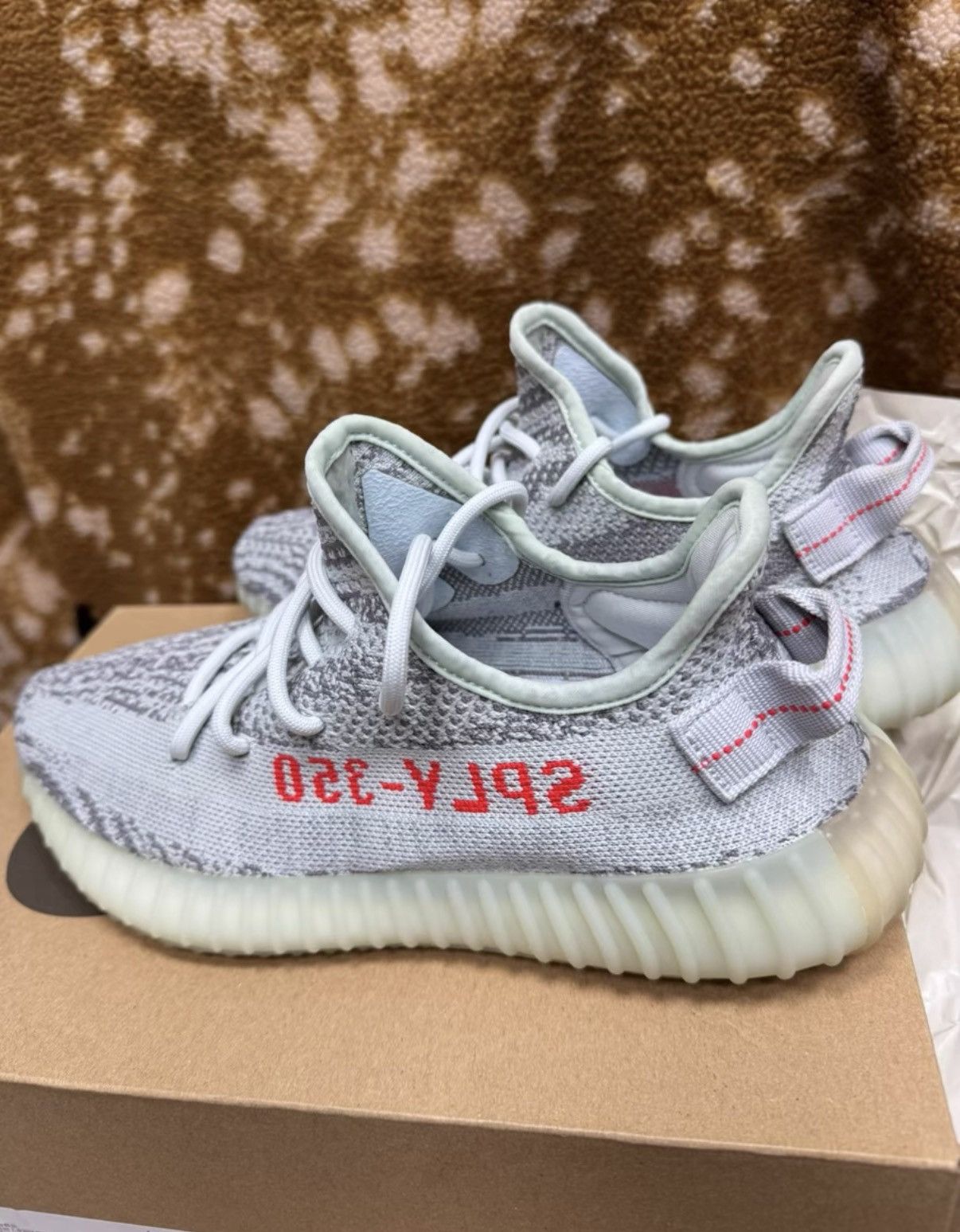 Adidas Adidas Yeezy 350 Blue Tint K37 Size US 8 / EU 41 - 5 Thumbnail