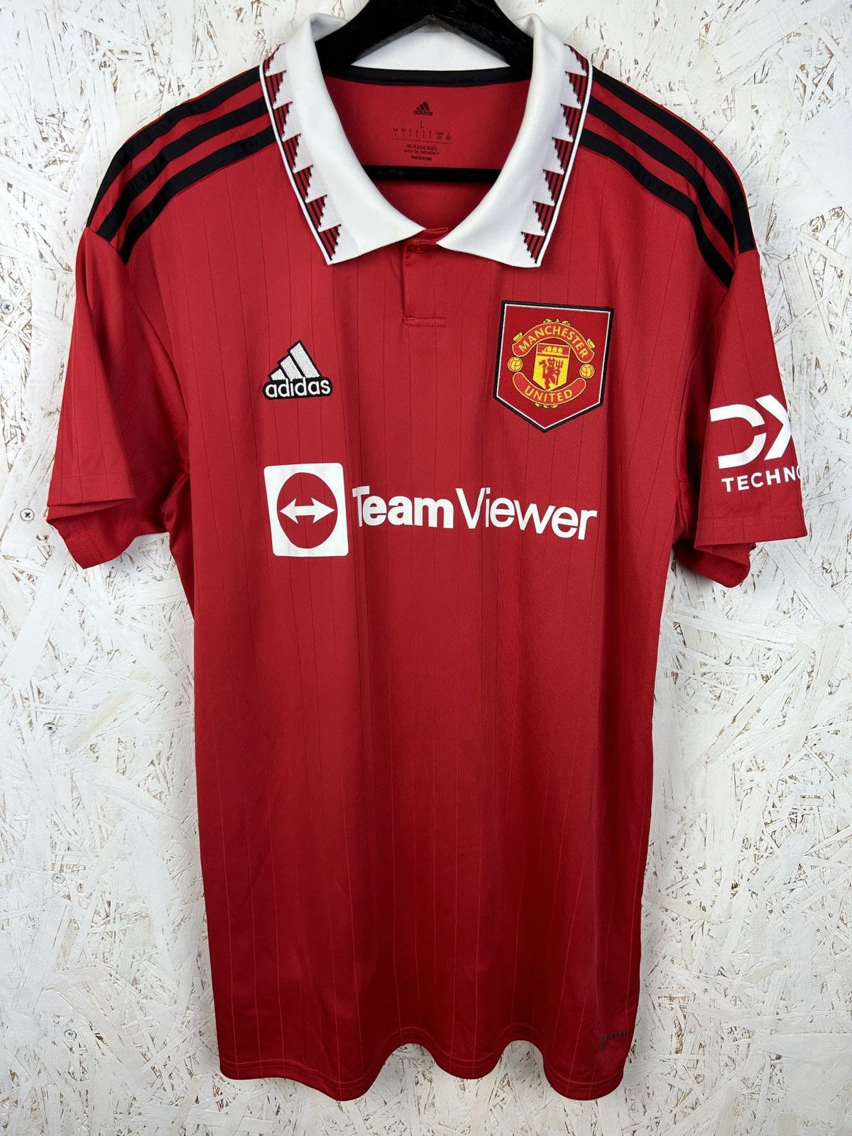 Adidas Adidas Manchester United 2022/23 #9 Martial Home Kit Jersey Size US L / EU 52-54 / 3 - 3 Thumbnail