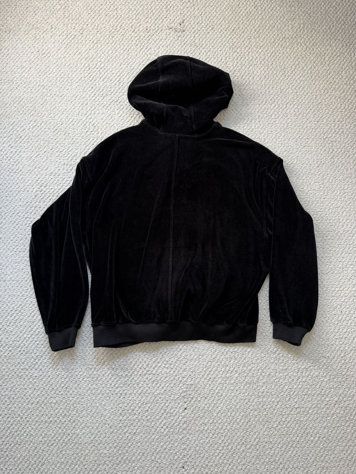 Haider Ackermann Haider Ackermann Oversized Velour Hoodie Size US M / EU 48-50 / 2 - 2 Thumbnail